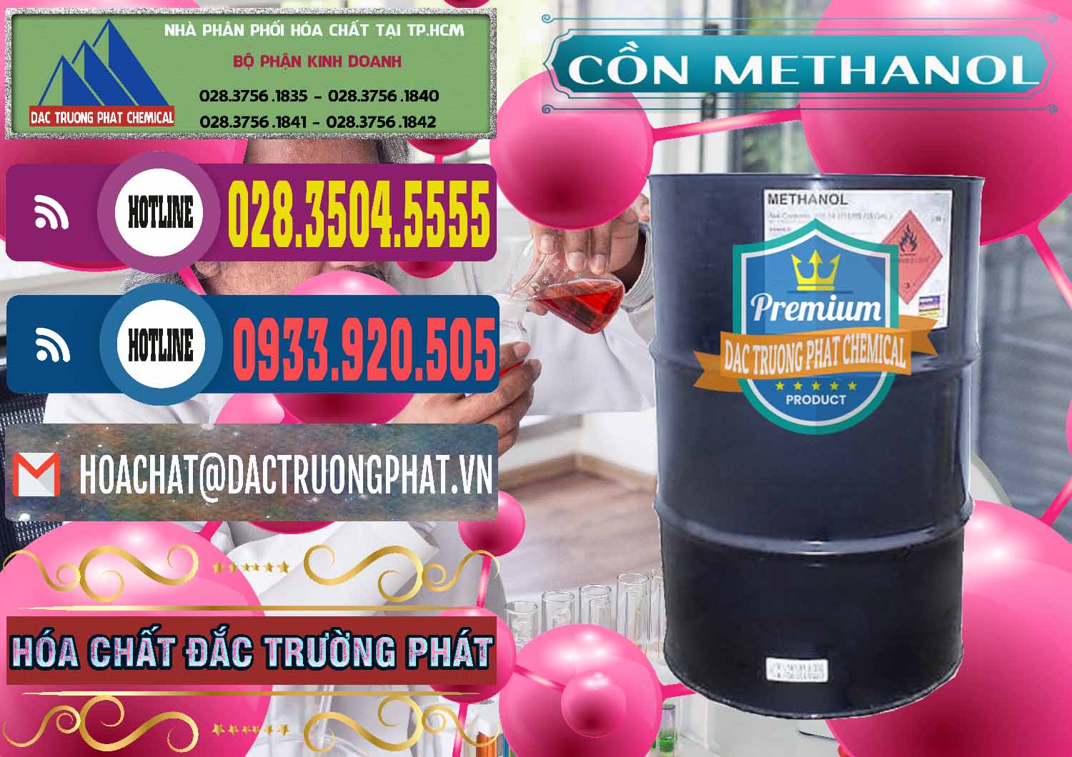 Công ty chuyên bán - cung cấp Cồn Methanol - Methyl Alcohol Mã Lai Malaysia - 0331 - Cty chuyên nhập khẩu - cung cấp hóa chất tại TP.HCM - muabanhoachat.com.vn