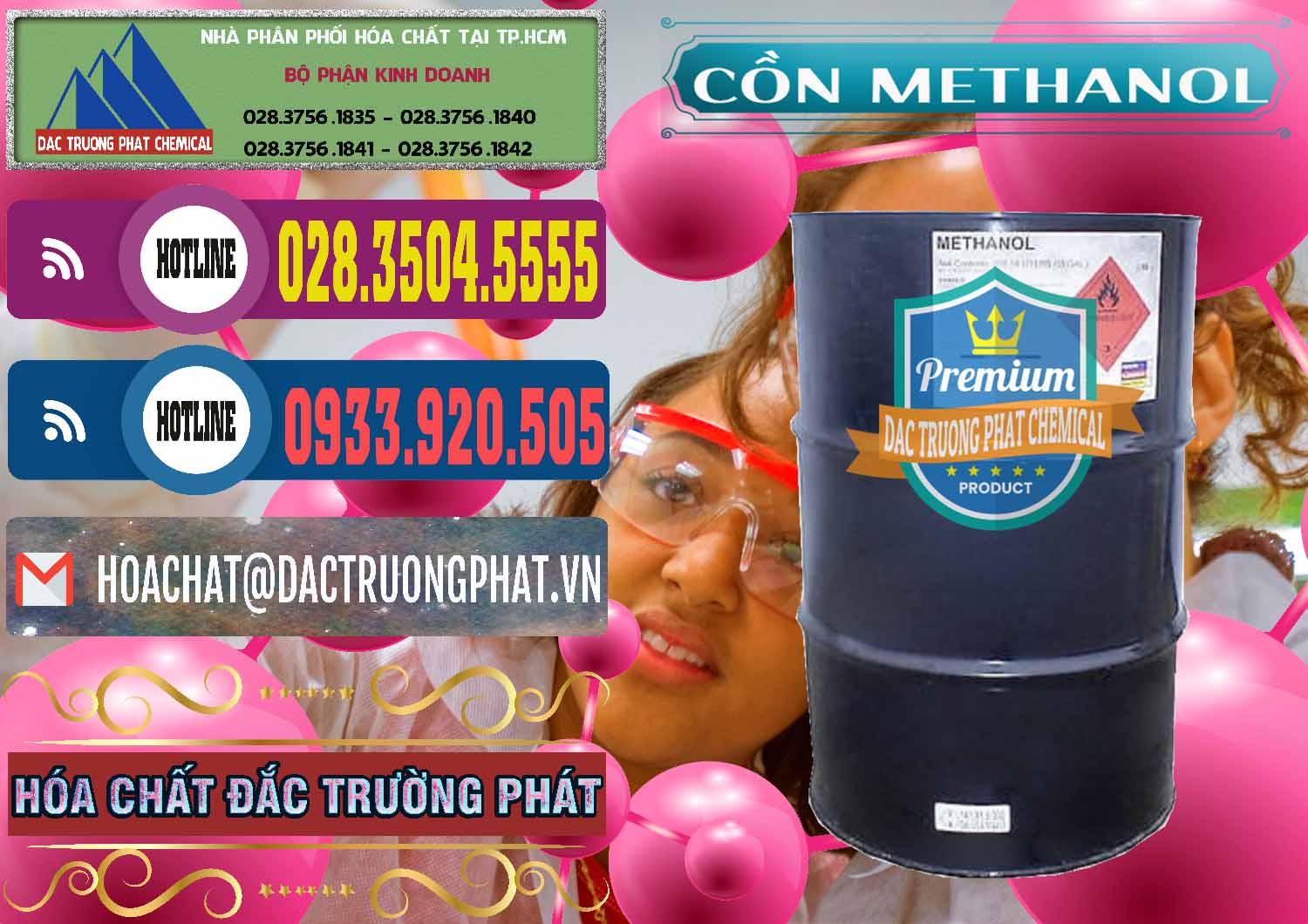 Cty chuyên cung ứng & bán Cồn Methanol - Methyl Alcohol Mã Lai Malaysia - 0331 - Nơi chuyên bán và phân phối hóa chất tại TP.HCM - muabanhoachat.com.vn