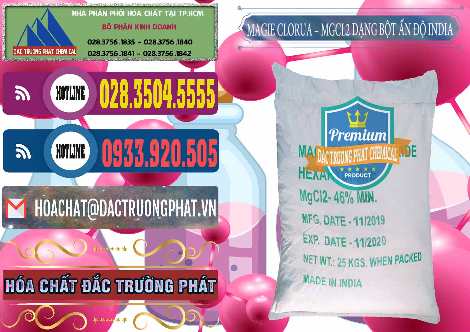 Cty bán _ cung ứng Magie Clorua – MGCL2 96% Dạng Bột Ấn Độ India - 0206 - Nơi cung cấp - nhập khẩu hóa chất tại TP.HCM - muabanhoachat.com.vn