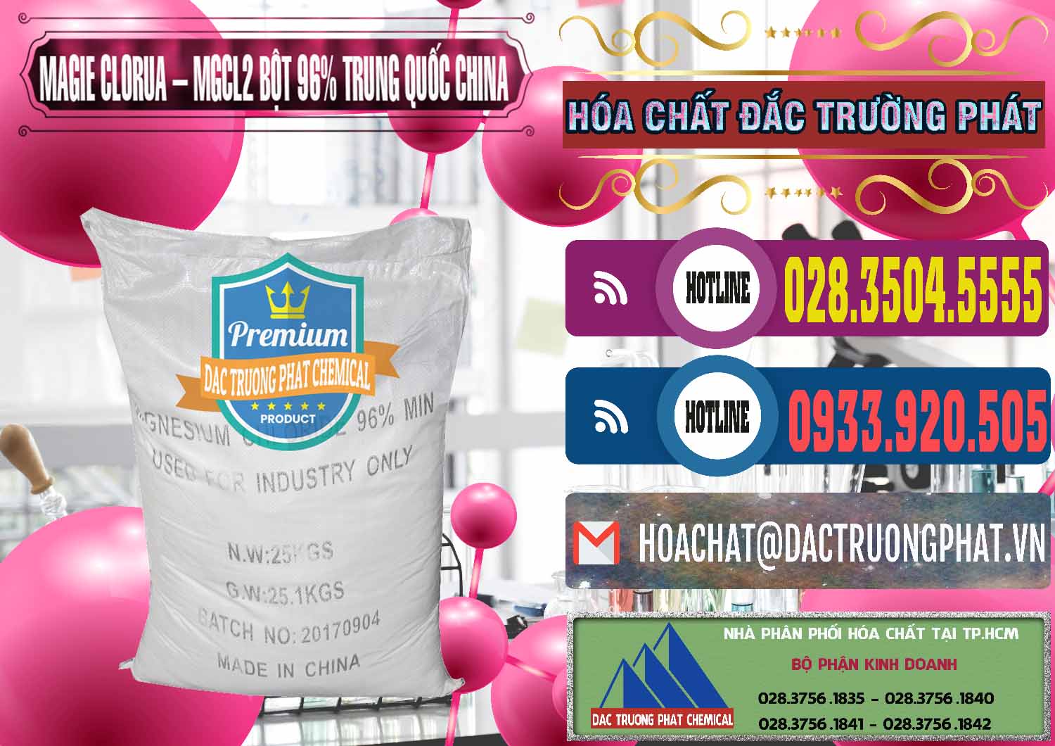 Cty cung cấp & bán Magie Clorua – MGCL2 96% Dạng Bột Bao Chữ Đen Trung Quốc China - 0205 - Đơn vị cung cấp _ kinh doanh hóa chất tại TP.HCM - muabanhoachat.com.vn