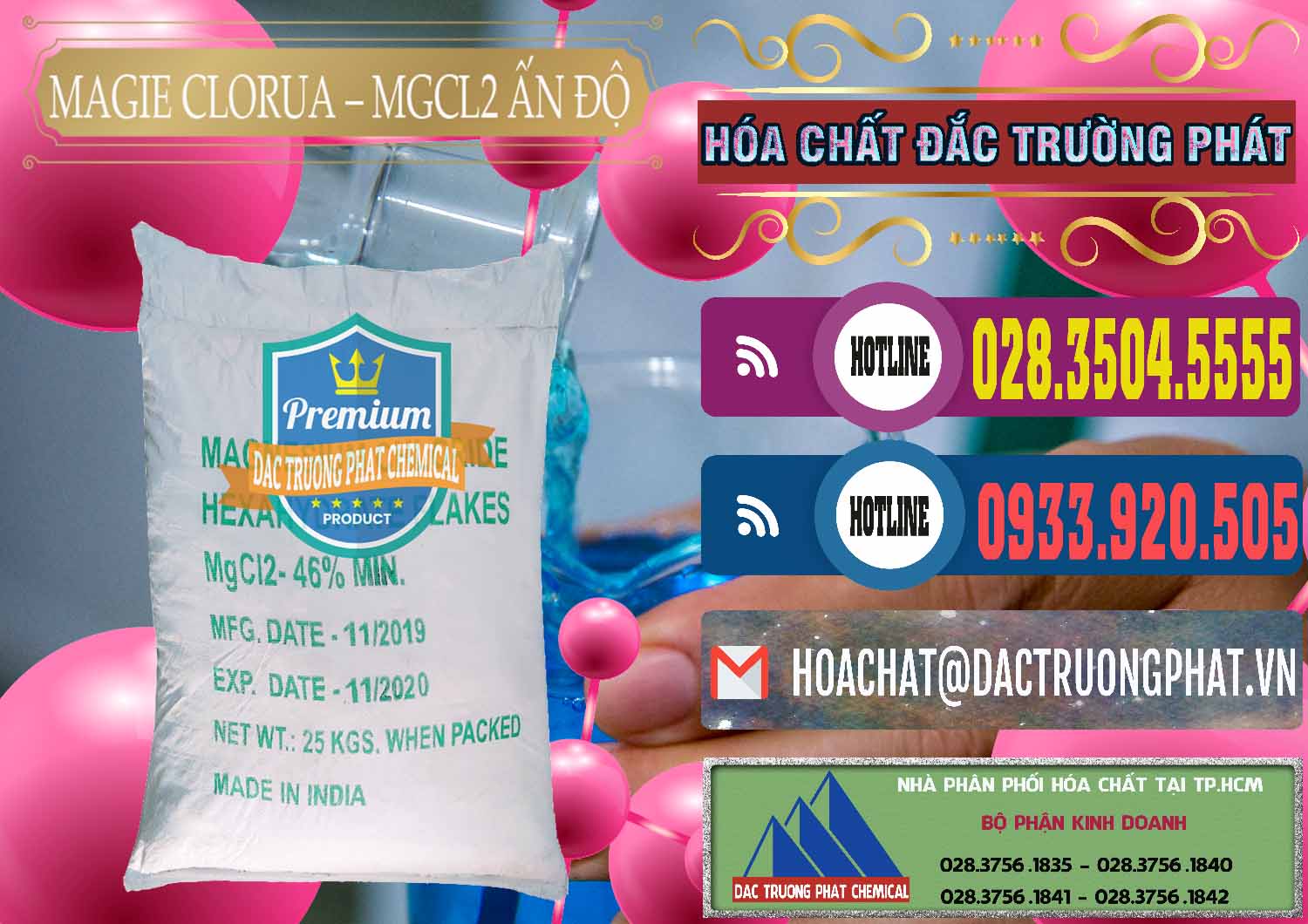 Bán - phân phối Magie Clorua – MGCL2 46% Dạng Vảy Ấn Độ India - 0092 - Công ty cung cấp & phân phối hóa chất tại TP.HCM - muabanhoachat.com.vn