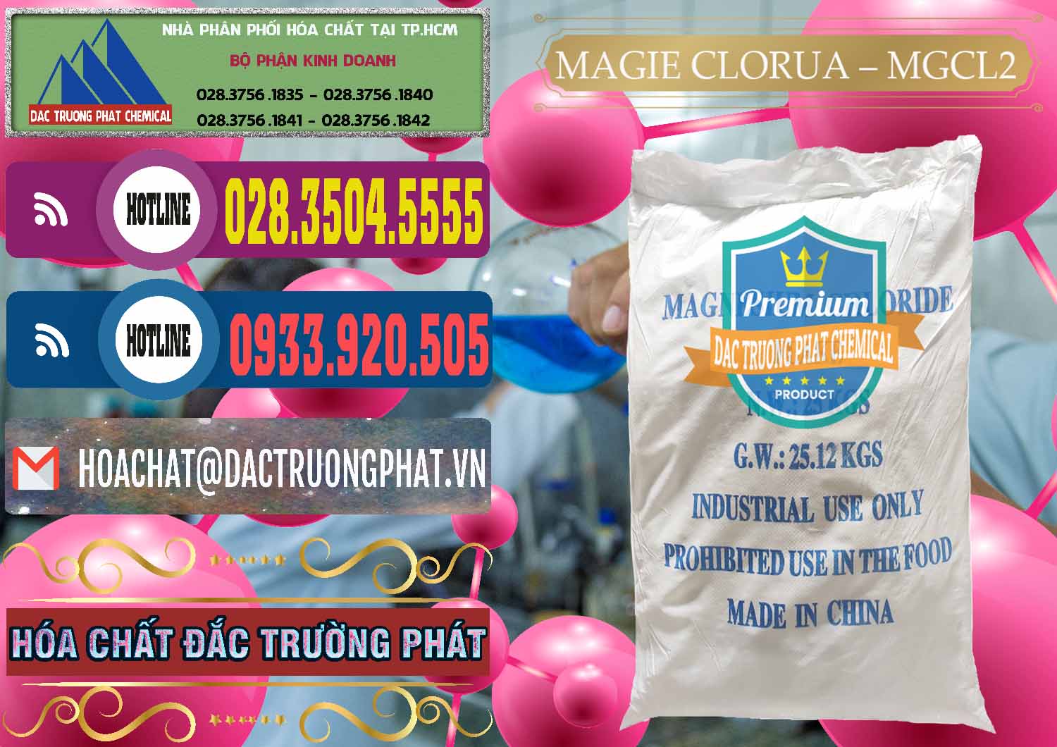 Nơi chuyên cung cấp - bán Magie Clorua – MGCL2 96% Dạng Vảy Trung Quốc China - 0091 - Đơn vị chuyên kinh doanh & cung cấp hóa chất tại TP.HCM - muabanhoachat.com.vn