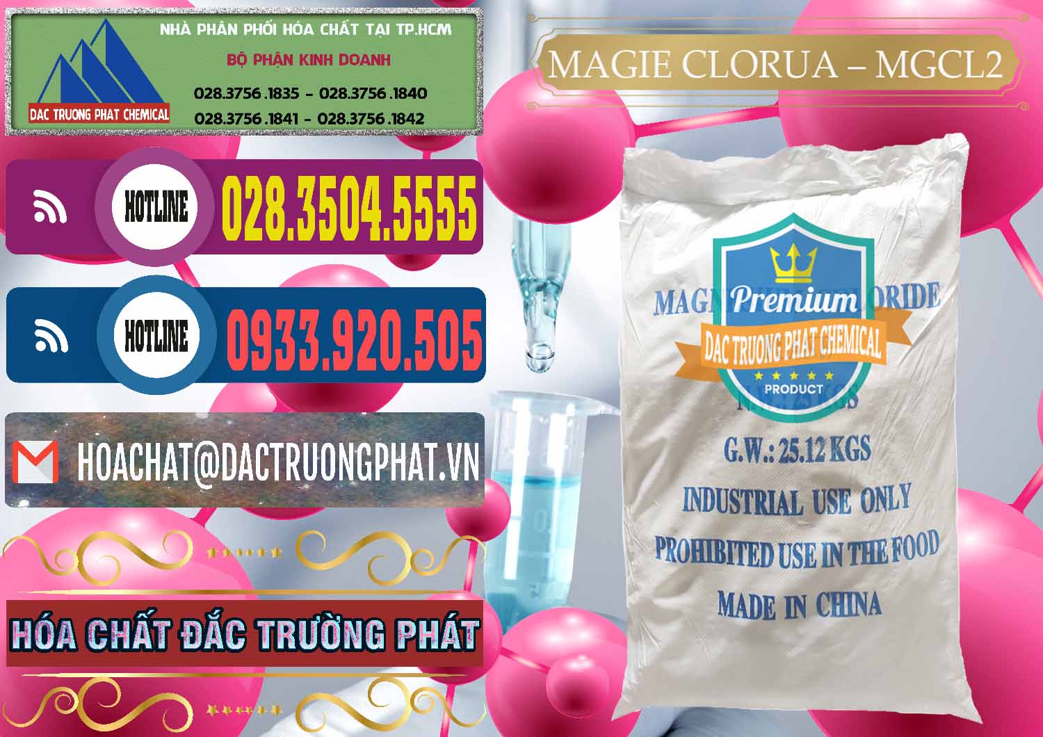 Nơi phân phối & bán Magie Clorua – MGCL2 96% Dạng Vảy Trung Quốc China - 0091 - Cty chuyên cung cấp _ bán hóa chất tại TP.HCM - muabanhoachat.com.vn