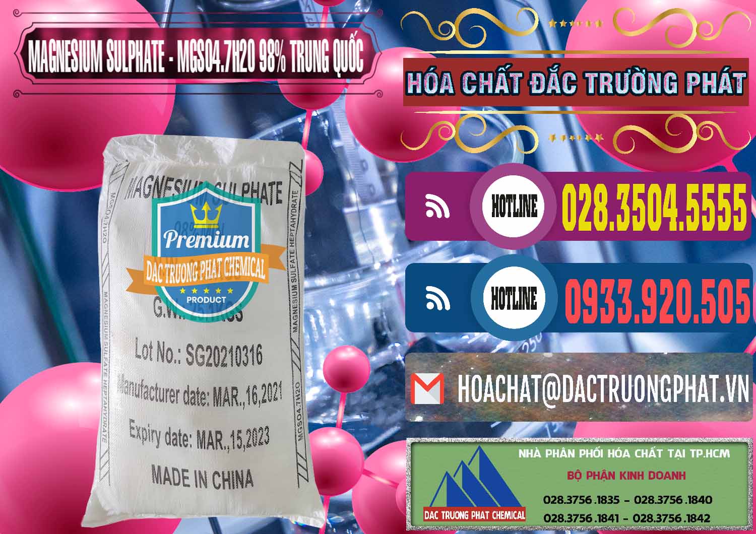 Nơi chuyên nhập khẩu ( bán ) MGSO4.7H2O – Magnesium Sulphate 98% Trung Quốc China - 0229 - Công ty chuyên cung cấp _ kinh doanh hóa chất tại TP.HCM - muabanhoachat.com.vn