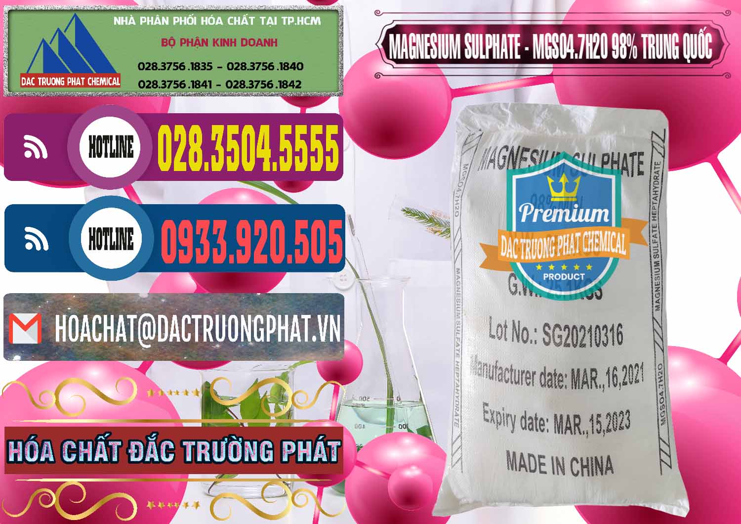 Đơn vị phân phối & bán MGSO4.7H2O – Magnesium Sulphate 98% Trung Quốc China - 0229 - Công ty kinh doanh _ phân phối hóa chất tại TP.HCM - muabanhoachat.com.vn