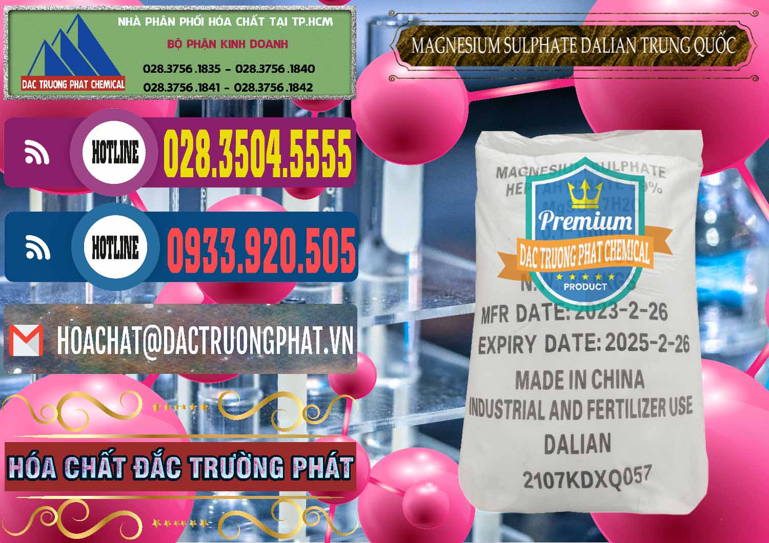 Công ty chuyên kinh doanh và bán MGSO4.7H2O – Magnesium Sulphate Heptahydrate Dalian Trung Quốc China - 0393 - Cty bán & phân phối hóa chất tại TP.HCM - muabanhoachat.com.vn