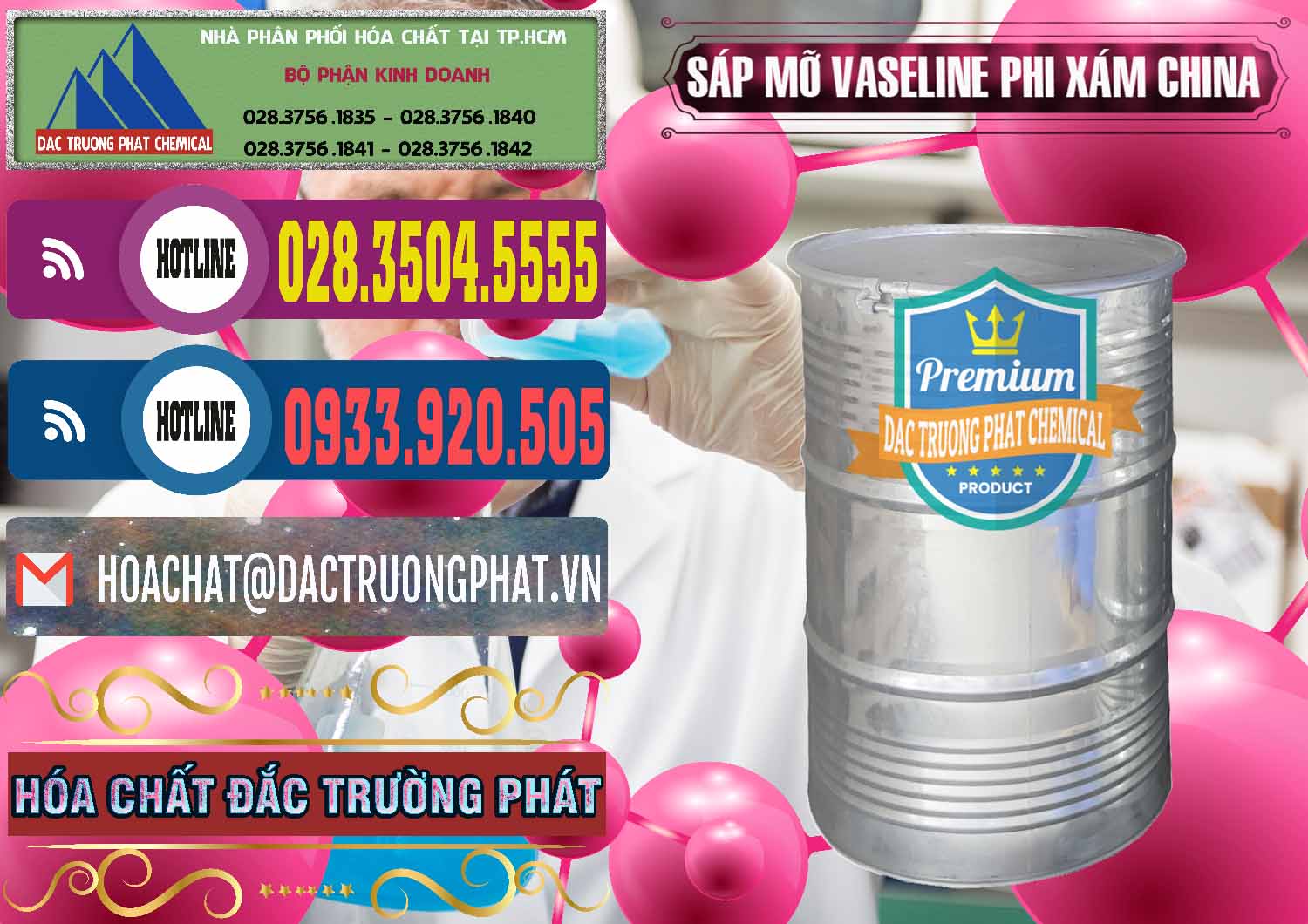 Nơi cung ứng & bán Sáp Mỡ Vaseline Phi Xám Trung Quốc China - 0291 - Nơi chuyên cung ứng & phân phối hóa chất tại TP.HCM - muabanhoachat.com.vn