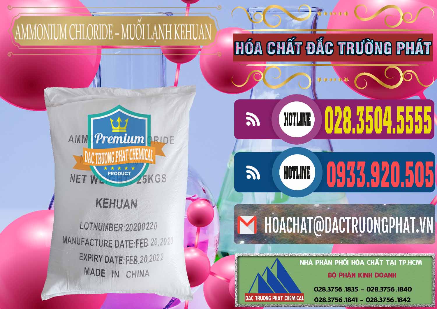 Nơi nhập khẩu & bán Ammonium Chloride – NH4CL Muối Lạnh Kehuan Trung Quốc China - 0022 - Đơn vị cung cấp & phân phối hóa chất tại TP.HCM - muabanhoachat.com.vn
