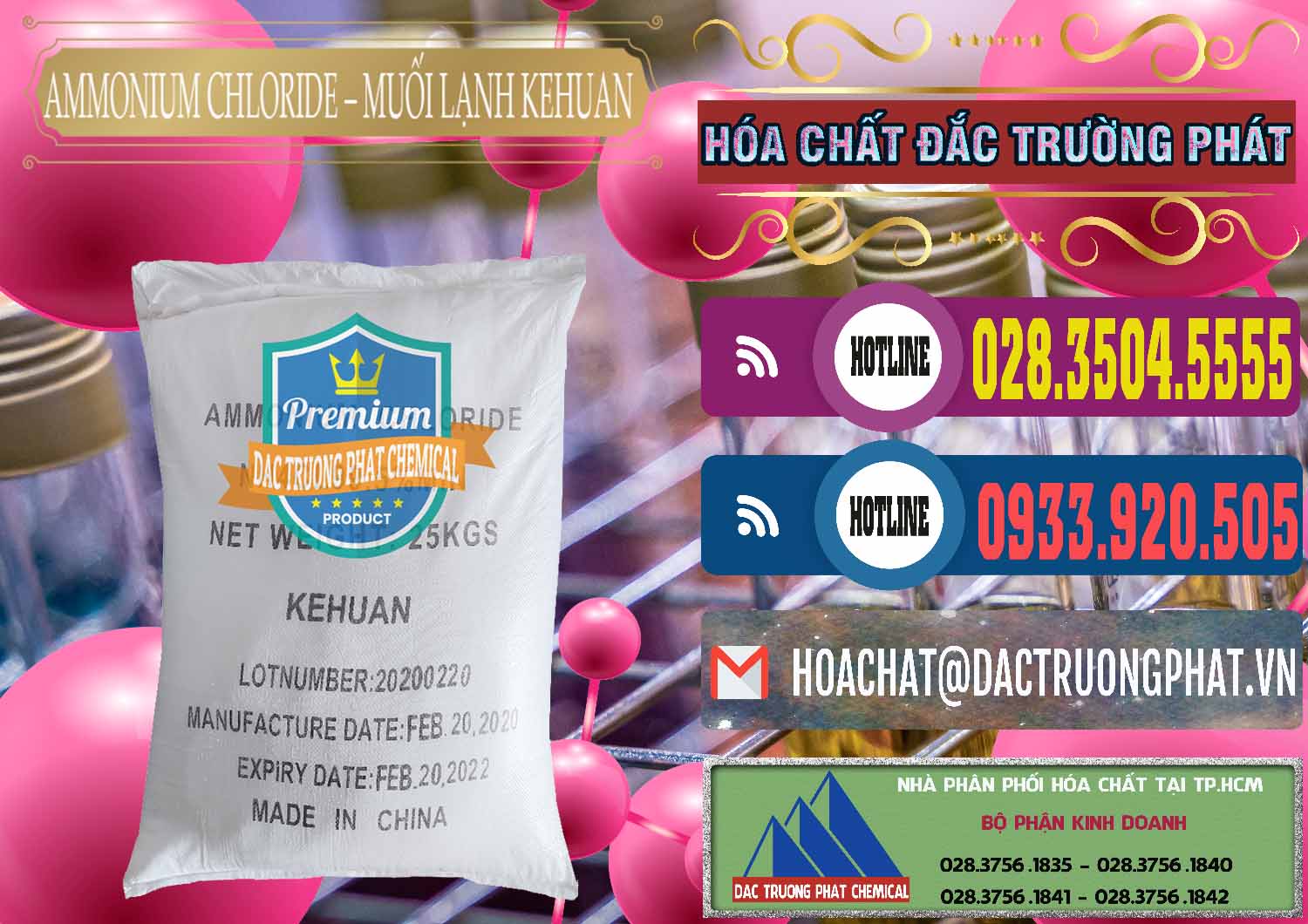 Nhà cung ứng & bán Ammonium Chloride – NH4CL Muối Lạnh Kehuan Trung Quốc China - 0022 - Bán & cung cấp hóa chất tại TP.HCM - muabanhoachat.com.vn
