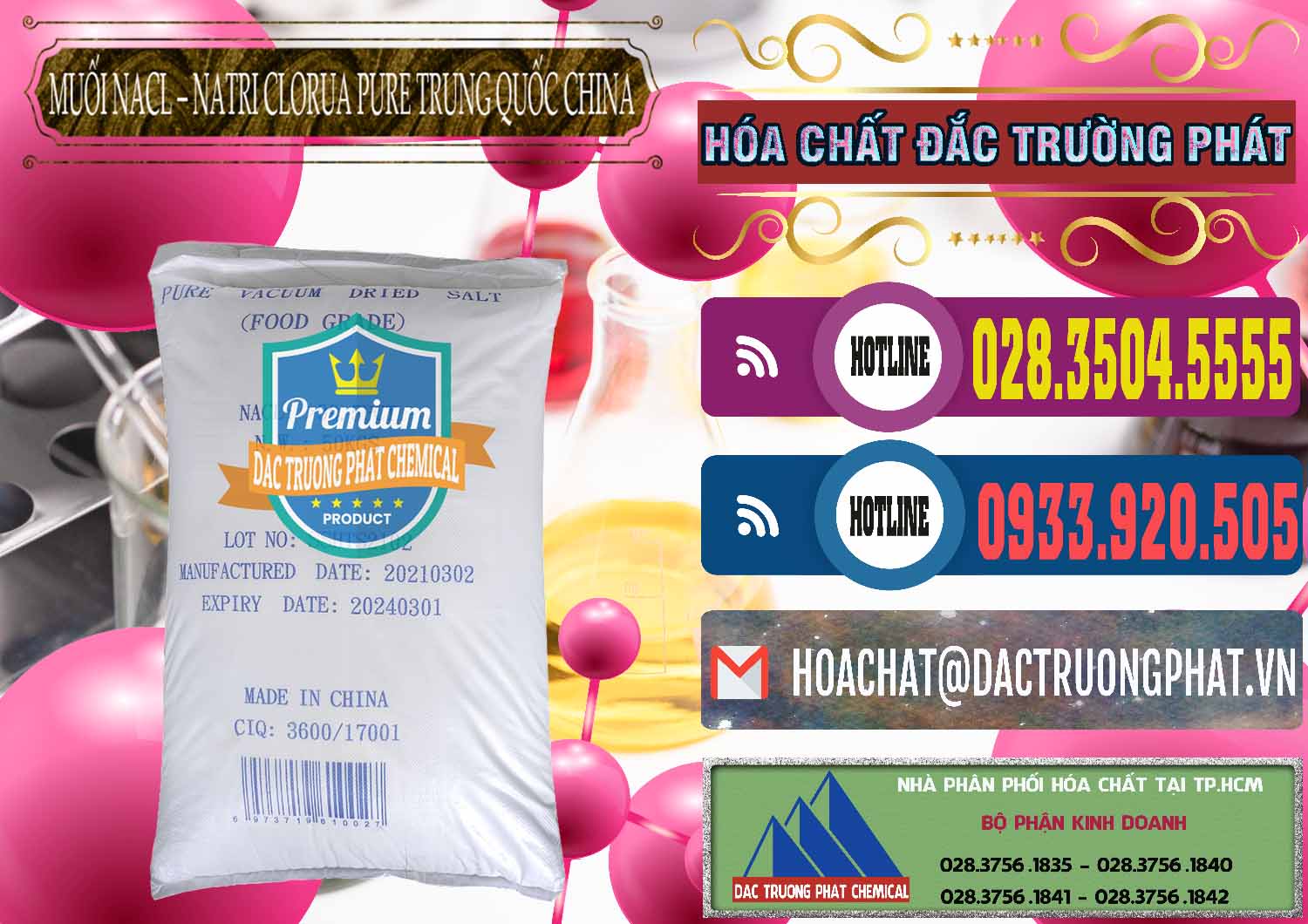 Cung ứng ( bán ) Muối NaCL – Sodium Chloride Pure Trung Quốc China - 0230 - Nhà nhập khẩu - cung cấp hóa chất tại TP.HCM - muabanhoachat.com.vn