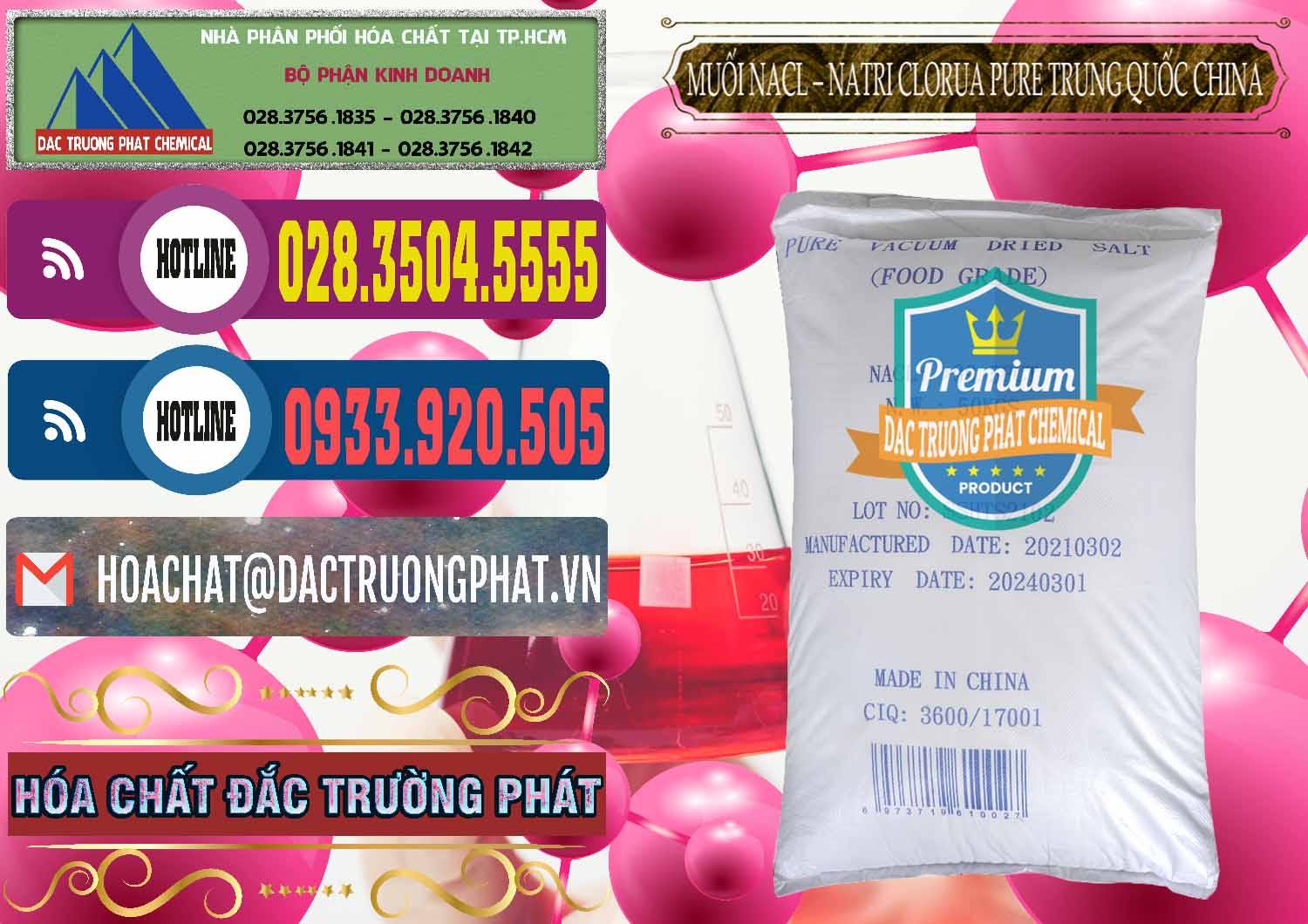 Công ty cung cấp & bán Muối NaCL – Sodium Chloride Pure Trung Quốc China - 0230 - Nơi bán ( phân phối ) hóa chất tại TP.HCM - muabanhoachat.com.vn