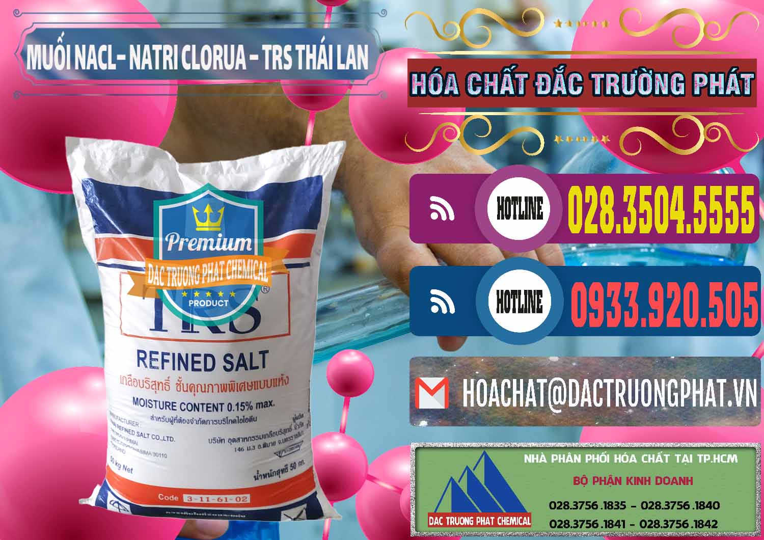 Công ty chuyên cung cấp _ bán Muối NaCL – Sodium Chloride TRS Thái Lan - 0096 - Chuyên cung cấp & phân phối hóa chất tại TP.HCM - muabanhoachat.com.vn