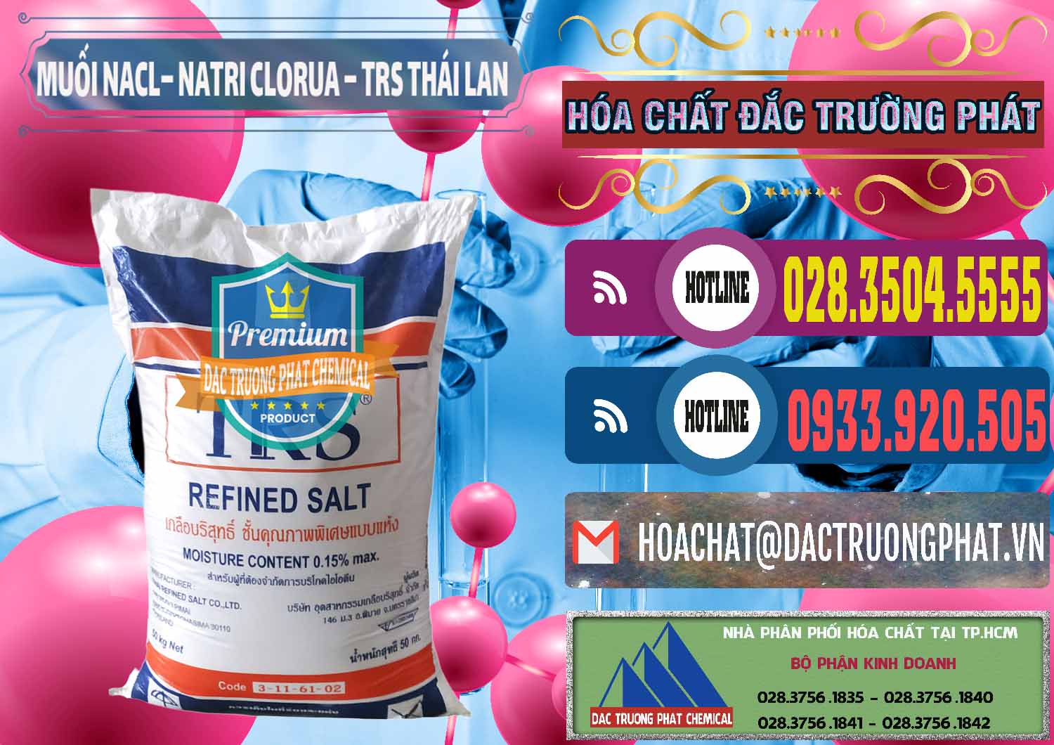 Công ty chuyên bán - cung cấp Muối NaCL – Sodium Chloride TRS Thái Lan - 0096 - Công ty phân phối ( bán ) hóa chất tại TP.HCM - muabanhoachat.com.vn