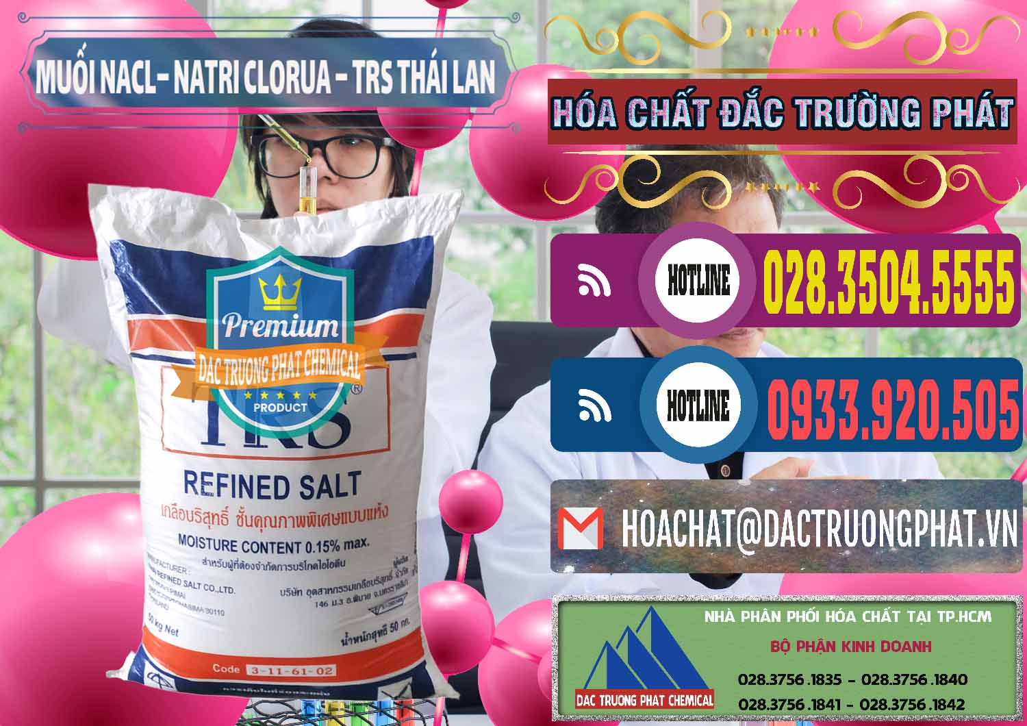 Cty chuyên phân phối - bán Muối NaCL – Sodium Chloride TRS Thái Lan - 0096 - Công ty chuyên cung cấp & kinh doanh hóa chất tại TP.HCM - muabanhoachat.com.vn