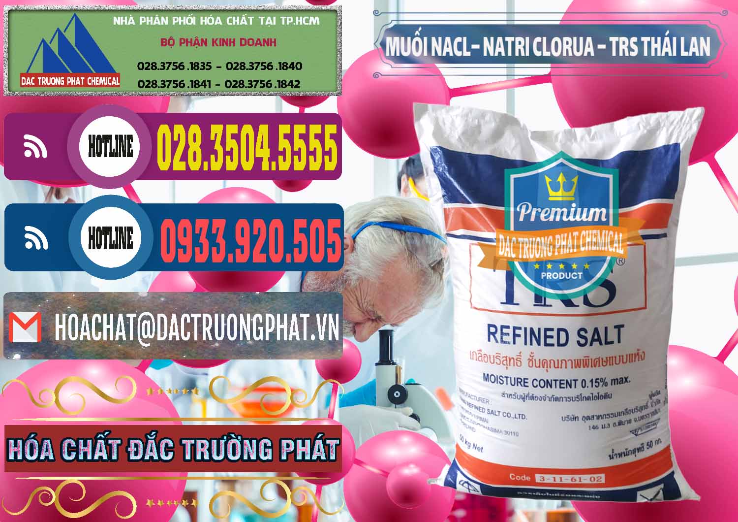 Nhà cung cấp _ bán Muối NaCL – Sodium Chloride TRS Thái Lan - 0096 - Công ty kinh doanh - phân phối hóa chất tại TP.HCM - muabanhoachat.com.vn