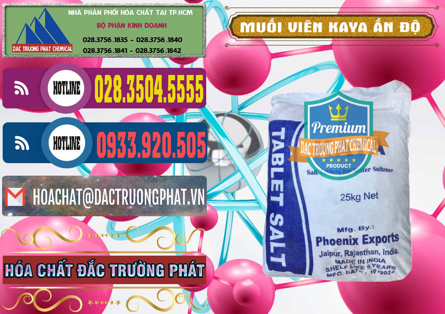Cung ứng và bán Muối NaCL – Sodium Chloride Dạng Viên Tablets Kaya Ấn Độ India - 0368 - Công ty cung cấp ( nhập khẩu ) hóa chất tại TP.HCM - muabanhoachat.com.vn