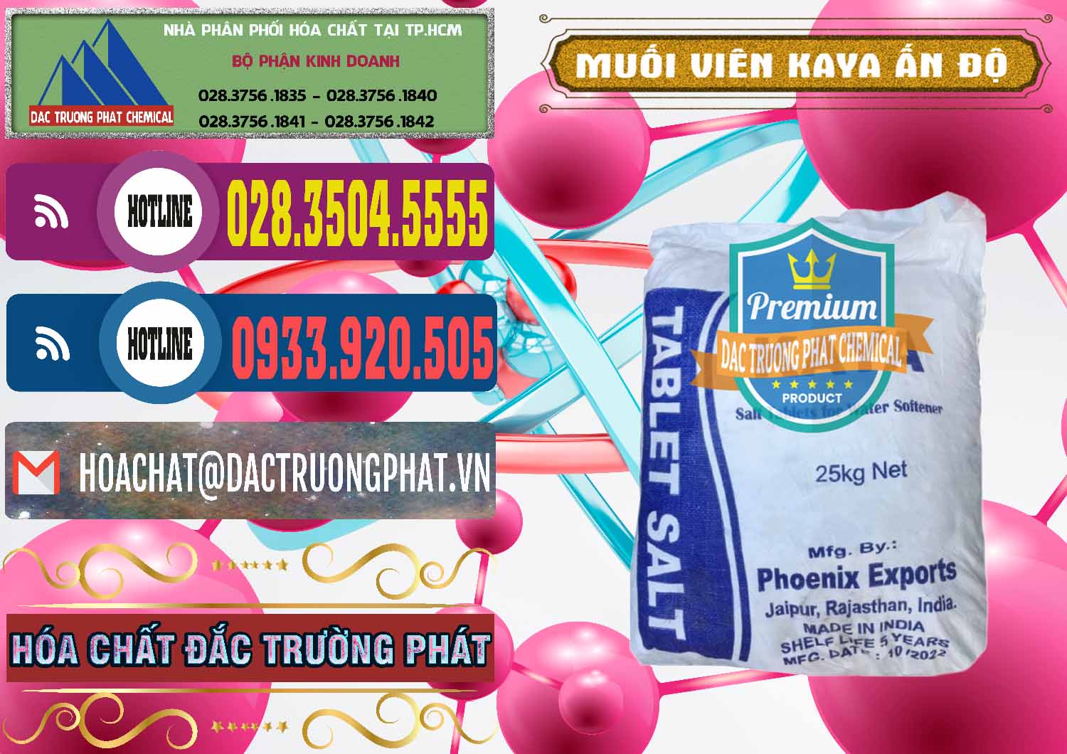 Nơi bán - cung ứng Muối NaCL – Sodium Chloride Dạng Viên Tablets Kaya Ấn Độ India - 0368 - Nơi cung cấp - kinh doanh hóa chất tại TP.HCM - muabanhoachat.com.vn