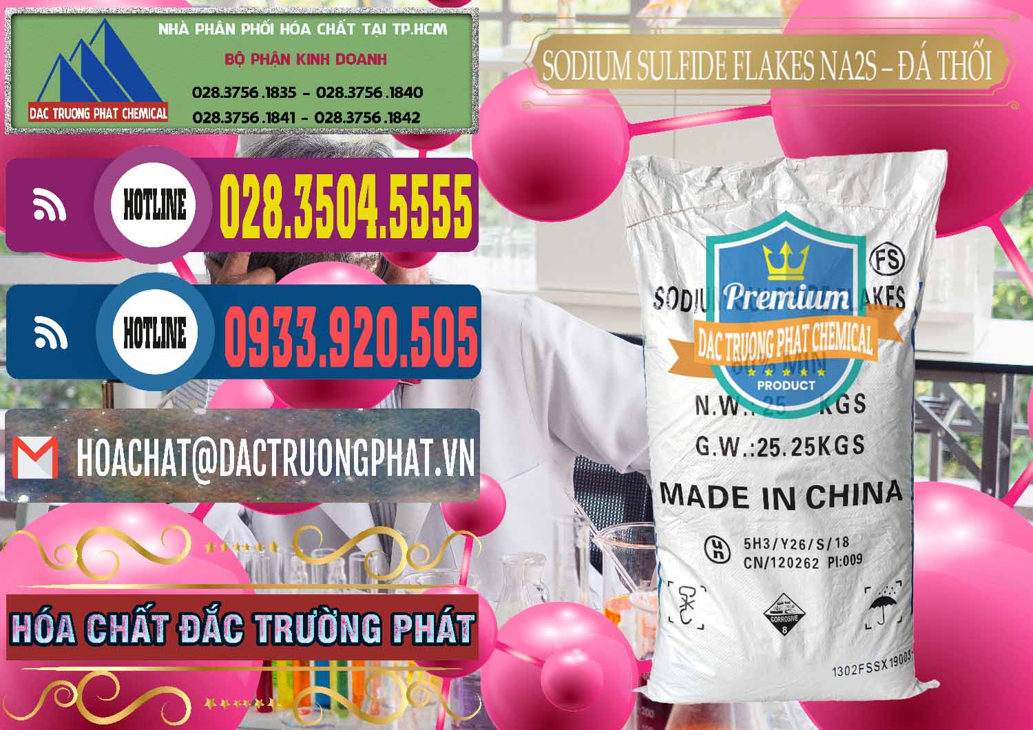 Công ty chuyên bán _ cung cấp Sodium Sulfide Flakes NA2S – Đá Thối Đỏ Trung Quốc China - 0150 - Nơi chuyên cung ứng _ phân phối hóa chất tại TP.HCM - muabanhoachat.com.vn
