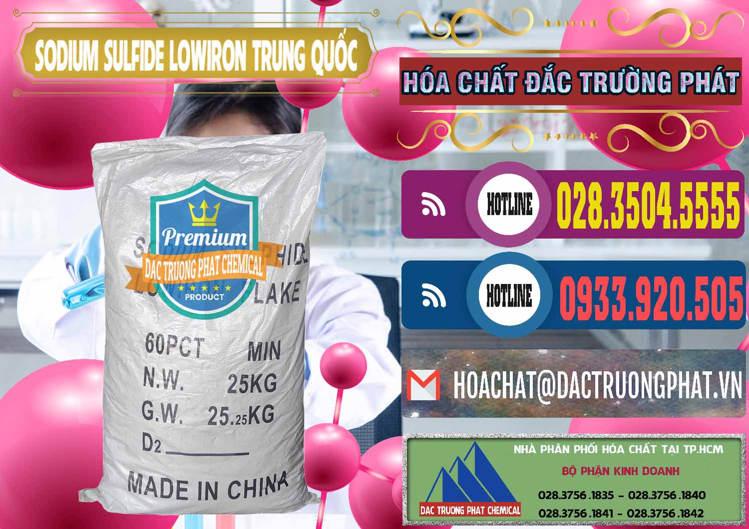 Đơn vị kinh doanh và bán Sodium Sulfide NA2S – Đá Thối Lowiron Trung Quốc China - 0227 - Chuyên phân phối & cung cấp hóa chất tại TP.HCM - muabanhoachat.com.vn