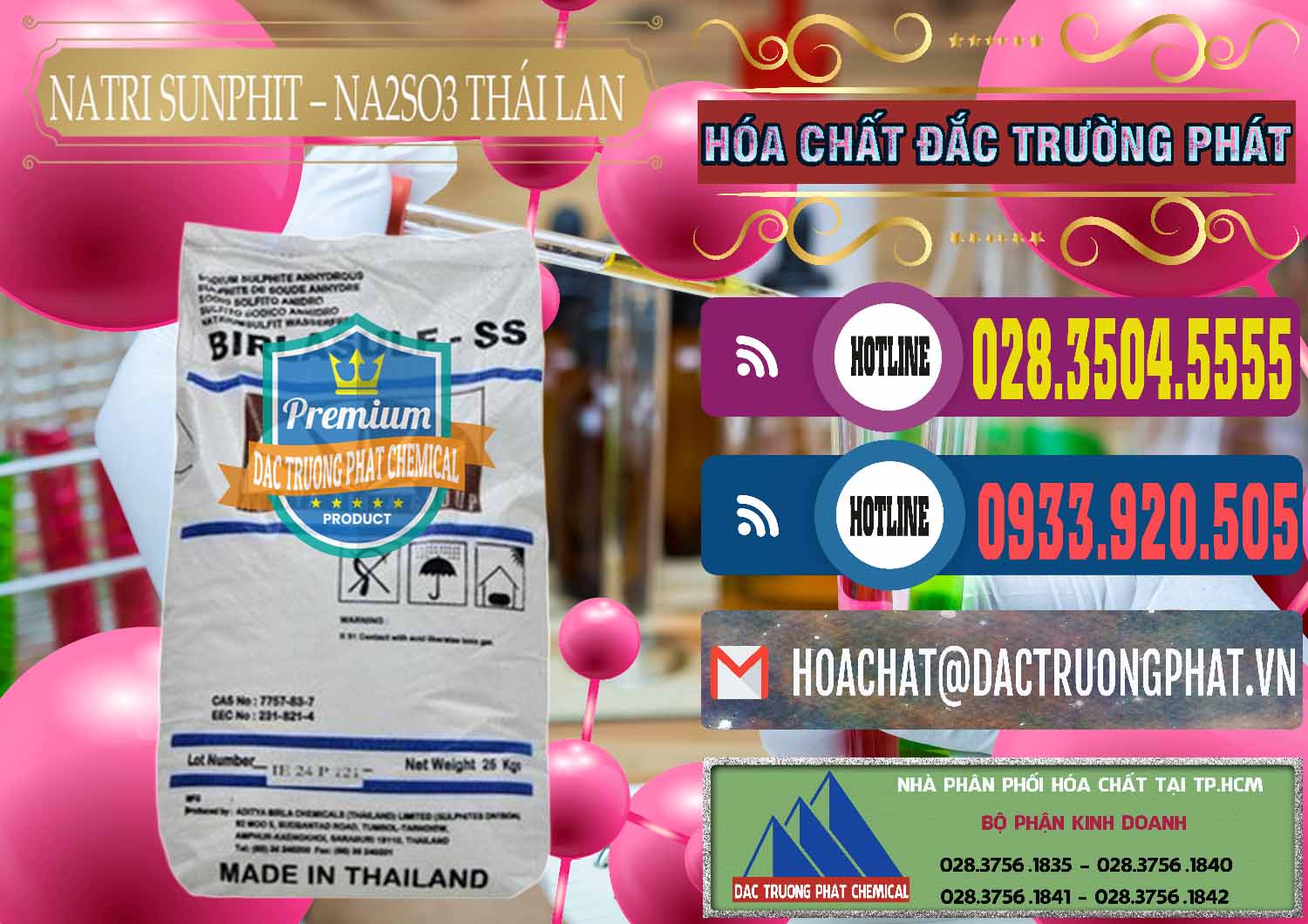 Đơn vị chuyên bán ( cung cấp ) Natri Sunphit - NA2SO3 Thái Lan - 0105 - Cung cấp và nhập khẩu hóa chất tại TP.HCM - muabanhoachat.com.vn