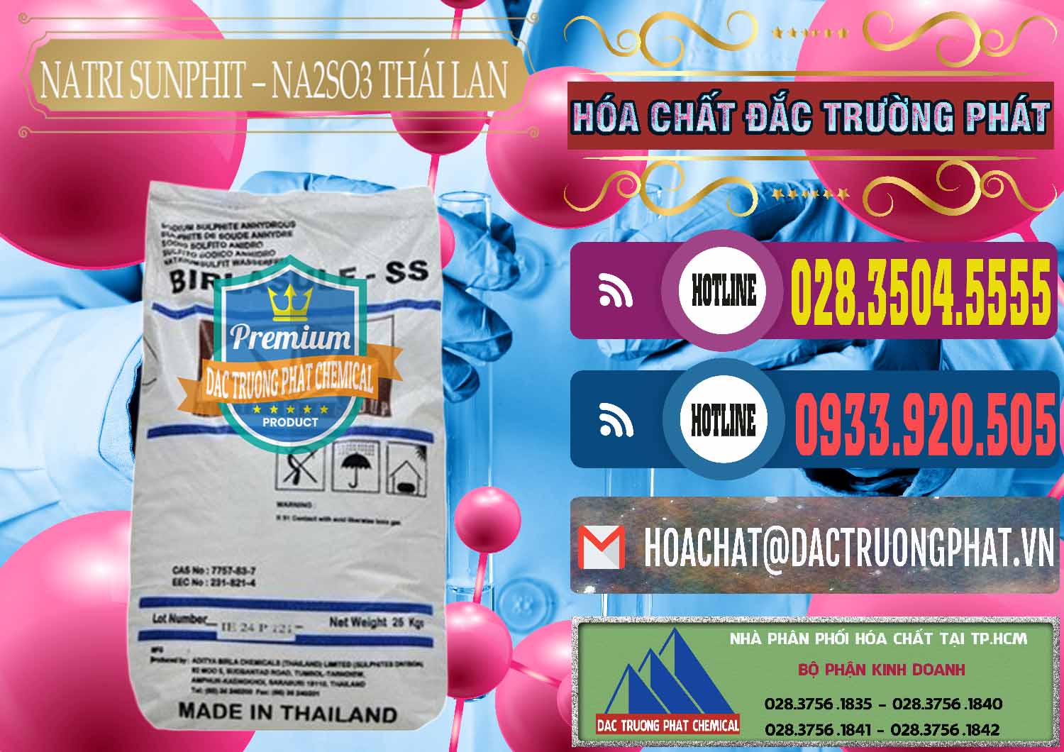 Cty chuyên bán & phân phối Natri Sunphit - NA2SO3 Thái Lan - 0105 - Công ty cung cấp và nhập khẩu hóa chất tại TP.HCM - muabanhoachat.com.vn