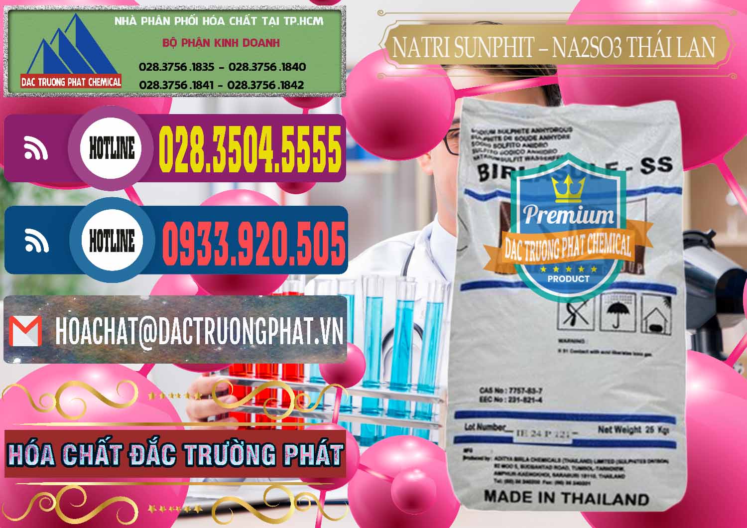 Đơn vị nhập khẩu & bán Natri Sunphit - NA2SO3 Thái Lan - 0105 - Công ty phân phối và cung cấp hóa chất tại TP.HCM - muabanhoachat.com.vn
