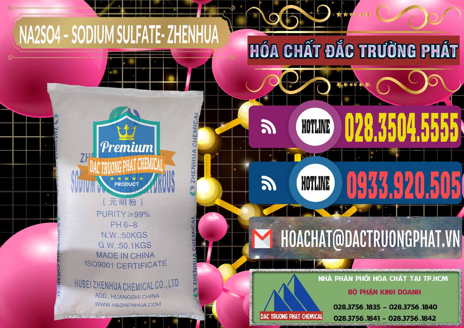Chuyên phân phối - bán Sodium Sulphate - Muối Sunfat Na2SO4 Zhenhua Trung Quốc China - 0101 - Chuyên bán và cung cấp hóa chất tại TP.HCM - muabanhoachat.com.vn