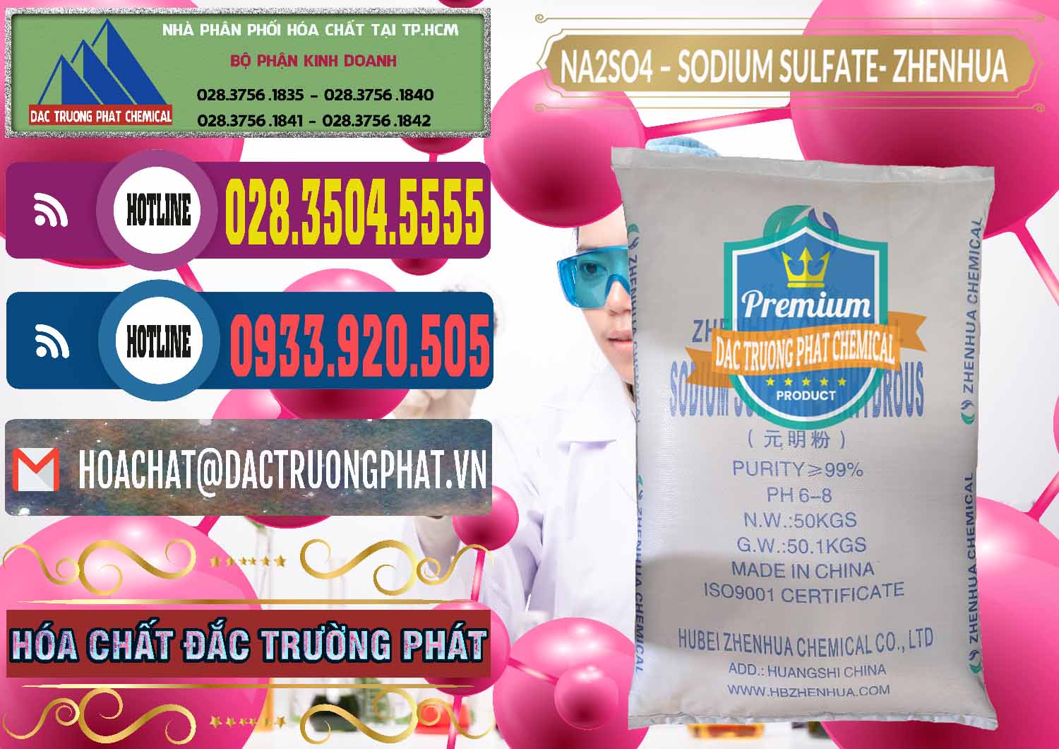 Bán và phân phối Sodium Sulphate - Muối Sunfat Na2SO4 Zhenhua Trung Quốc China - 0101 - Công ty chuyên kinh doanh _ phân phối hóa chất tại TP.HCM - muabanhoachat.com.vn