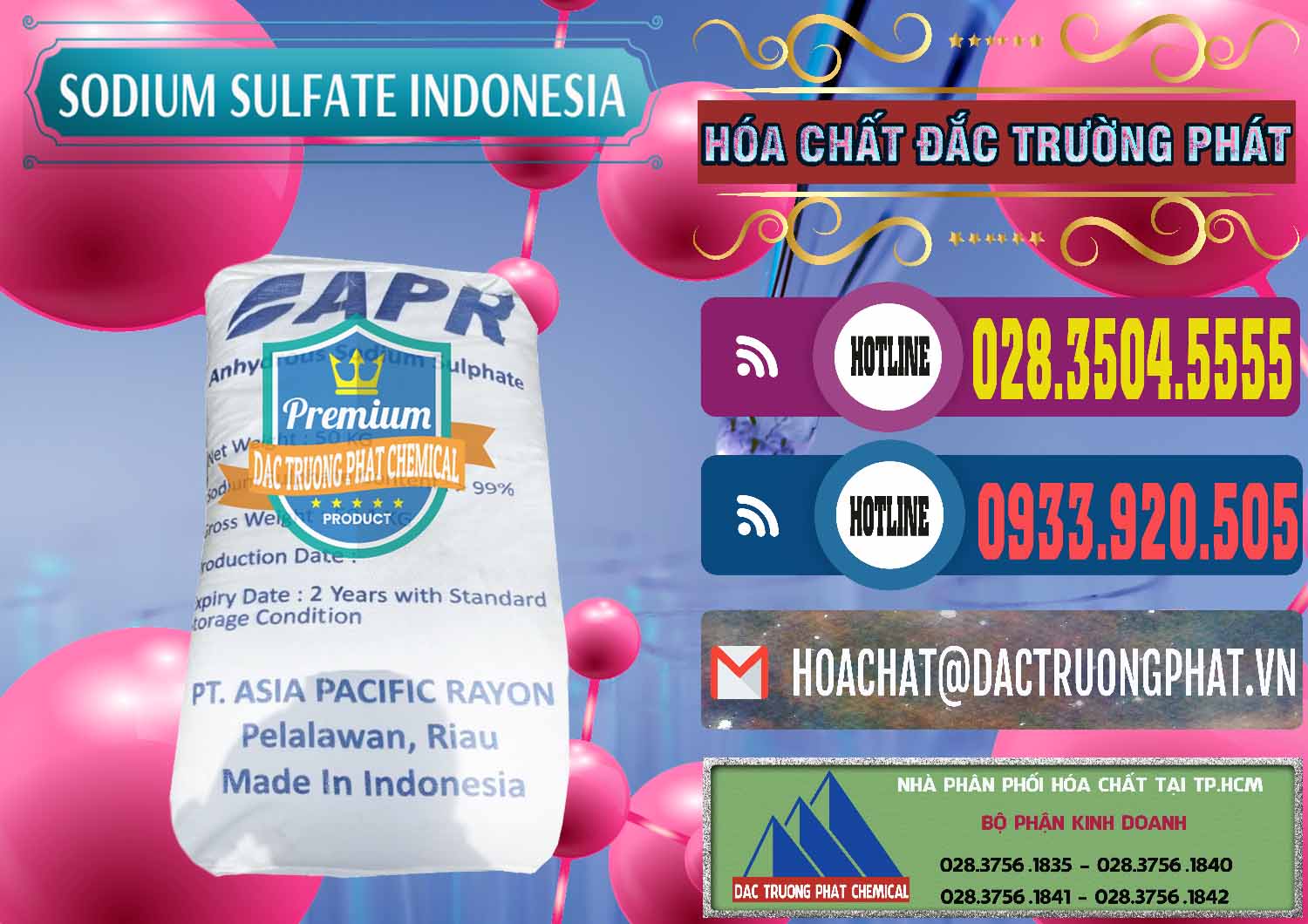 Đơn vị chuyên bán - cung ứng Sodium Sulphate - Muối Sunfat Na2SO4 APR Indonesia - 0460 - Cty chuyên cung cấp - kinh doanh hóa chất tại TP.HCM - muabanhoachat.com.vn