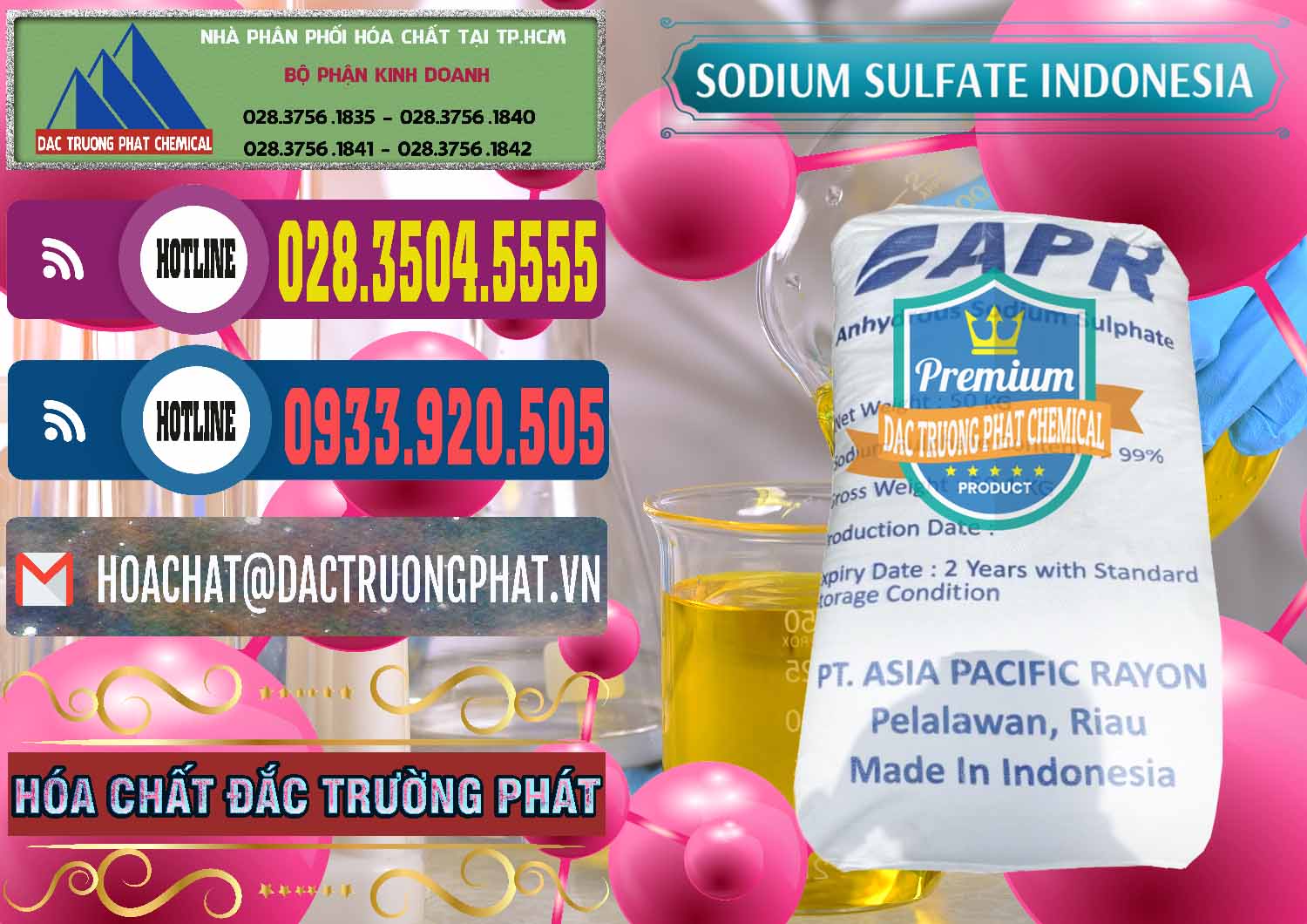 Nơi nhập khẩu - bán Sodium Sulphate - Muối Sunfat Na2SO4 APR Indonesia - 0460 - Đơn vị chuyên nhập khẩu - cung cấp hóa chất tại TP.HCM - muabanhoachat.com.vn