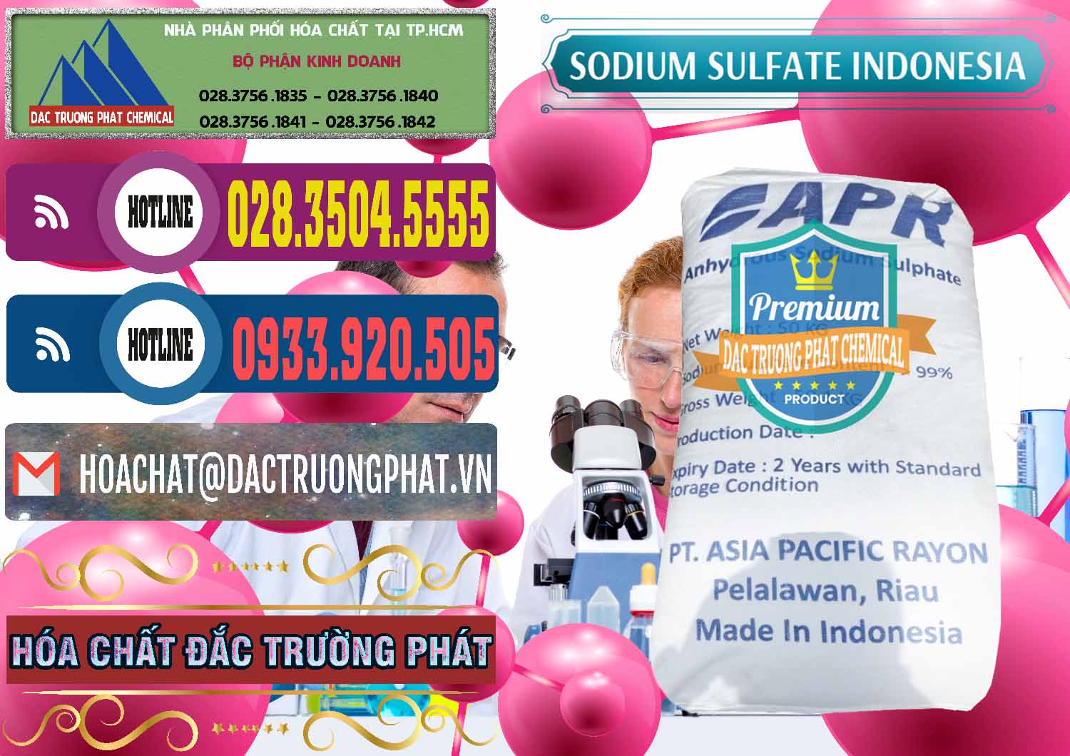 Nhà nhập khẩu ( bán ) Sodium Sulphate - Muối Sunfat Na2SO4 APR Indonesia - 0460 - Nơi chuyên cung cấp _ bán hóa chất tại TP.HCM - muabanhoachat.com.vn