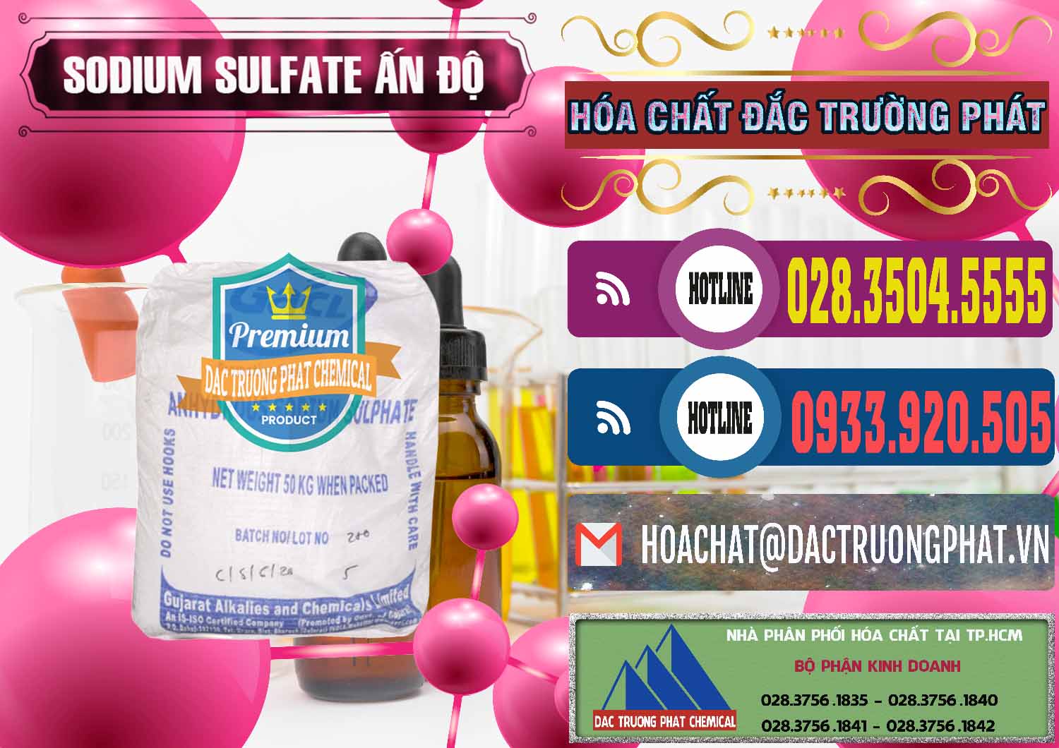Đơn vị nhập khẩu ( bán ) Sodium Sulphate - Muối Sunfat Na2SO4 GACL Ấn Độ India - 0461 - Phân phối - kinh doanh hóa chất tại TP.HCM - muabanhoachat.com.vn