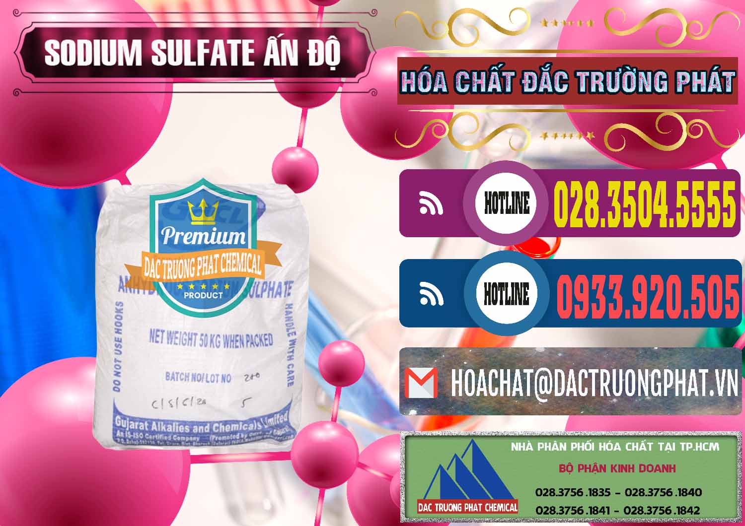Nơi chuyên nhập khẩu _ bán Sodium Sulphate - Muối Sunfat Na2SO4 GACL Ấn Độ India - 0461 - Đơn vị phân phối & bán hóa chất tại TP.HCM - muabanhoachat.com.vn
