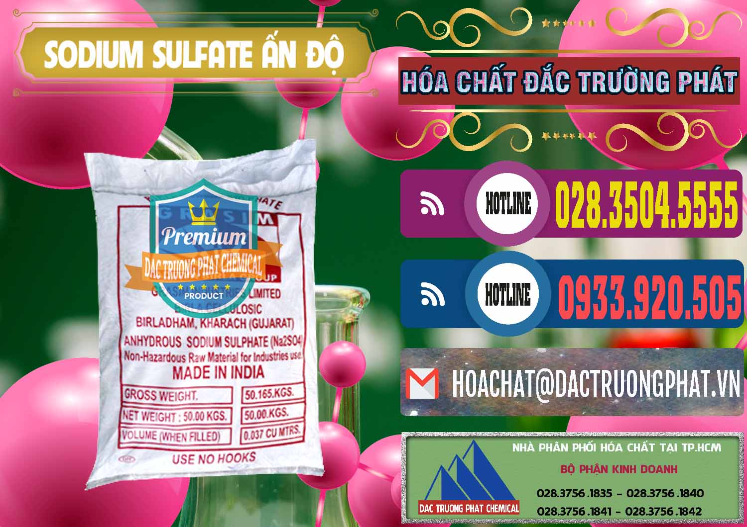 Đơn vị chuyên bán - phân phối Sodium Sulphate - Muối Sunfat Na2SO4 Aditya Birla Grasim Ấn Độ India - 0462 - Cty kinh doanh & phân phối hóa chất tại TP.HCM - muabanhoachat.com.vn