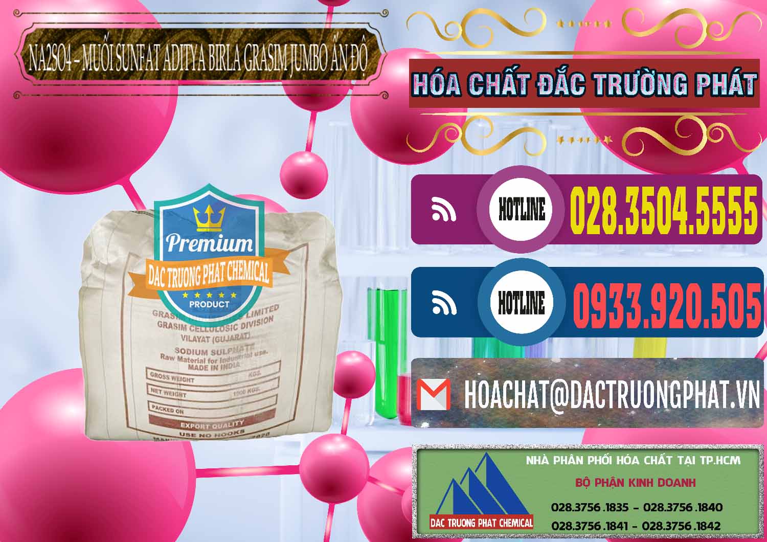 Nơi bán & cung cấp Sodium Sulphate - Muối Sunfat Na2SO4 Jumbo Bành Aditya Birla Grasim Ấn Độ India - 0357 - Nhà nhập khẩu & cung cấp hóa chất tại TP.HCM - muabanhoachat.com.vn