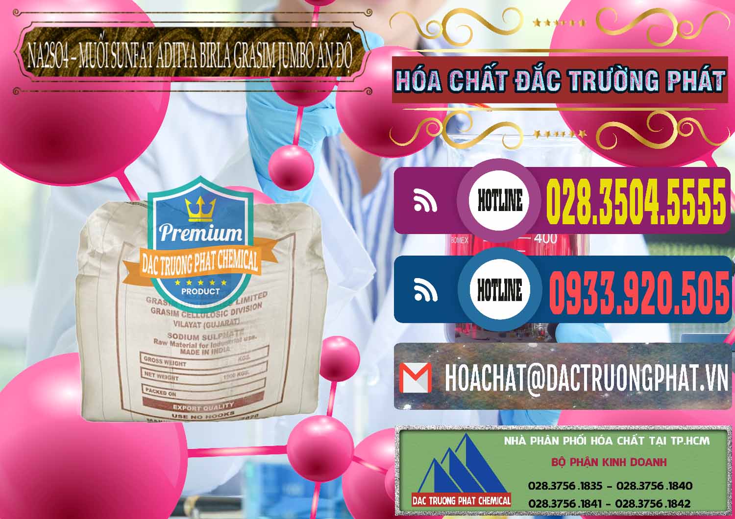 Đơn vị phân phối & bán Sodium Sulphate - Muối Sunfat Na2SO4 Jumbo Bành Aditya Birla Grasim Ấn Độ India - 0357 - Nhập khẩu và phân phối hóa chất tại TP.HCM - muabanhoachat.com.vn