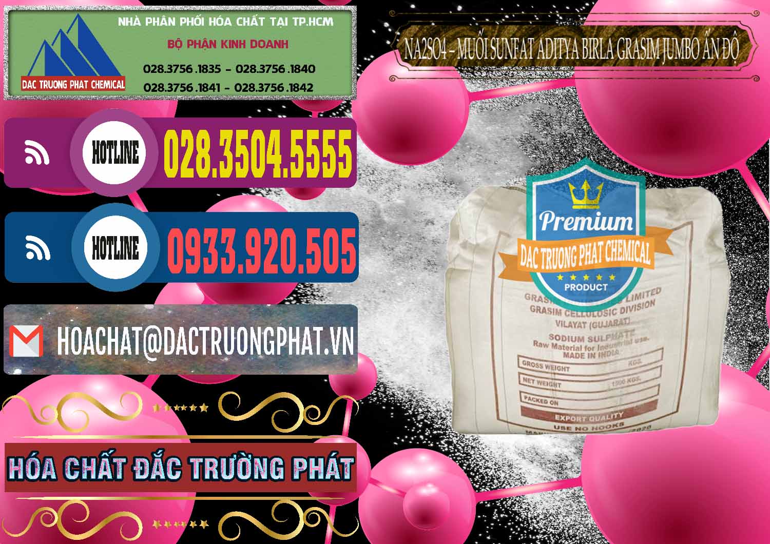 Công ty chuyên nhập khẩu - bán Sodium Sulphate - Muối Sunfat Na2SO4 Jumbo Bành Aditya Birla Grasim Ấn Độ India - 0357 - Đơn vị phân phối _ bán hóa chất tại TP.HCM - muabanhoachat.com.vn