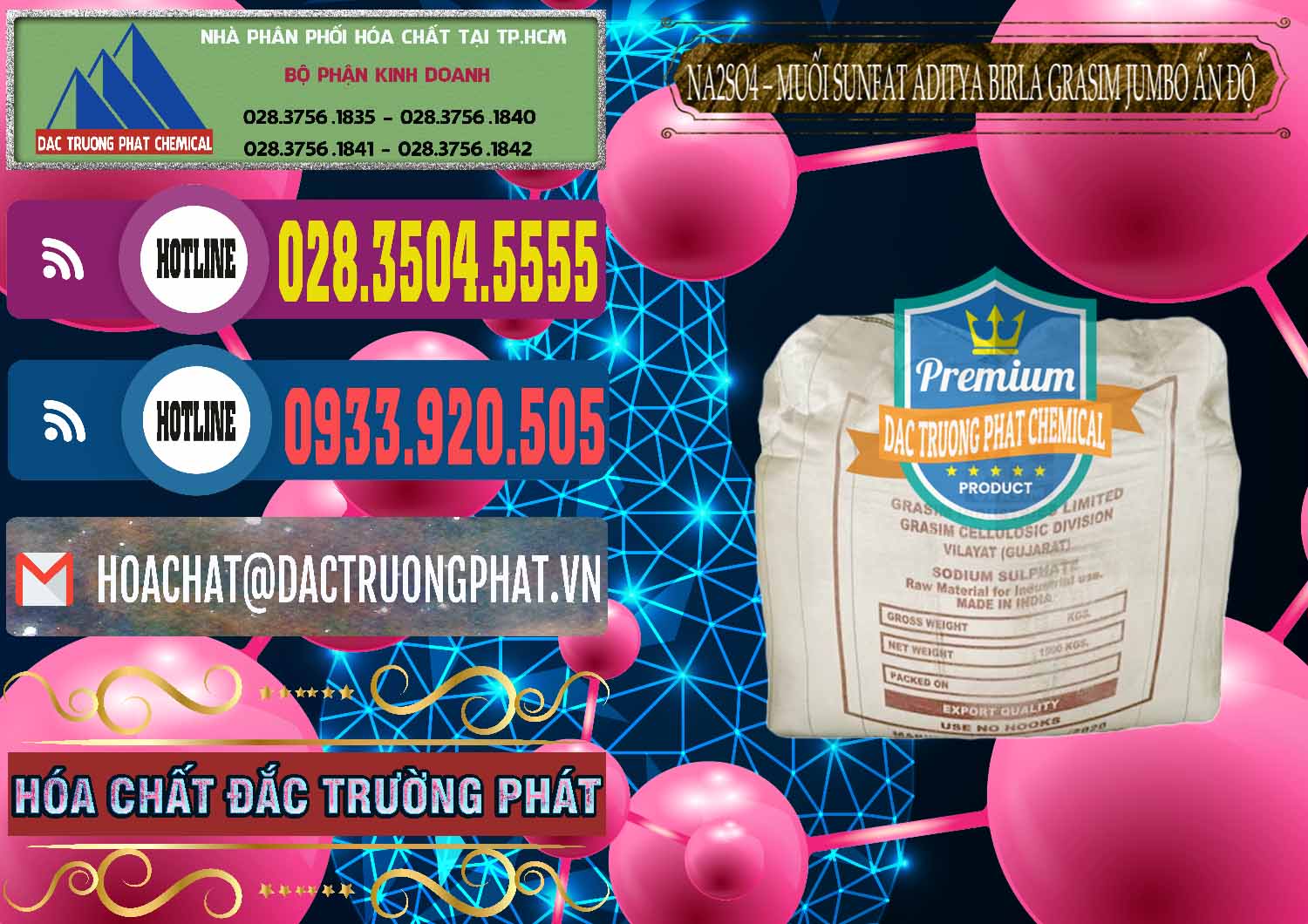 Nhà nhập khẩu ( bán ) Sodium Sulphate - Muối Sunfat Na2SO4 Jumbo Bành Aditya Birla Grasim Ấn Độ India - 0357 - Công ty phân phối ( cung cấp ) hóa chất tại TP.HCM - muabanhoachat.com.vn