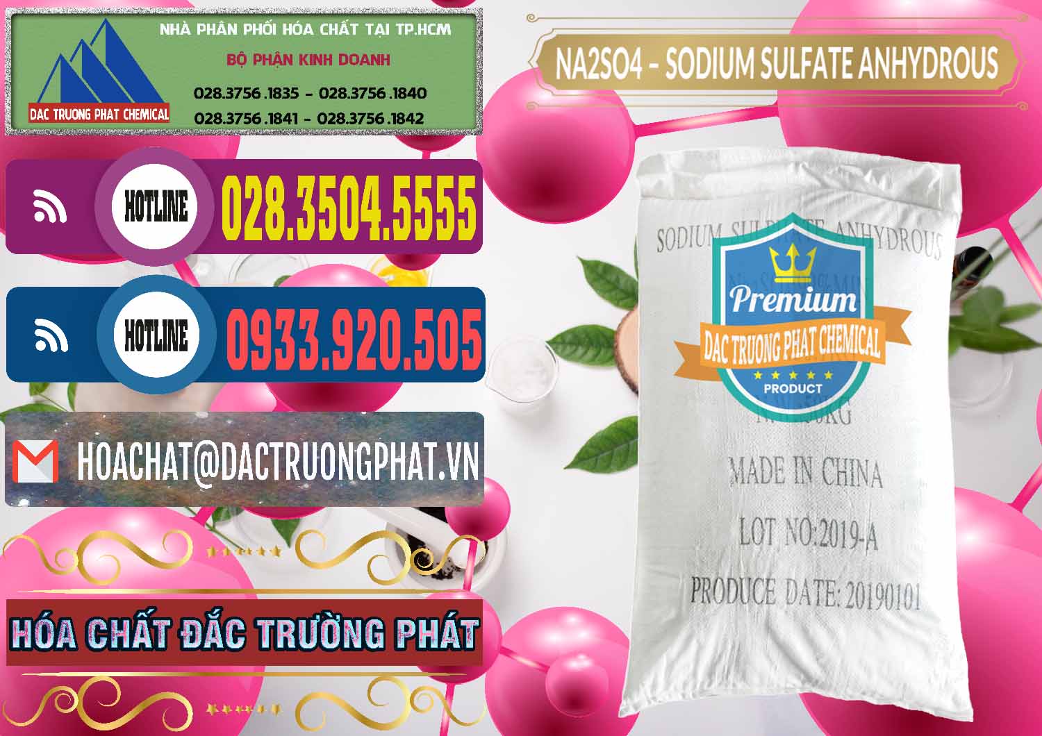 Cty chuyên phân phối ( bán ) Sodium Sulphate - Muối Sunfat Na2SO4 PH 6-8 Trung Quốc China - 0099 - Đơn vị cung ứng & phân phối hóa chất tại TP.HCM - muabanhoachat.com.vn