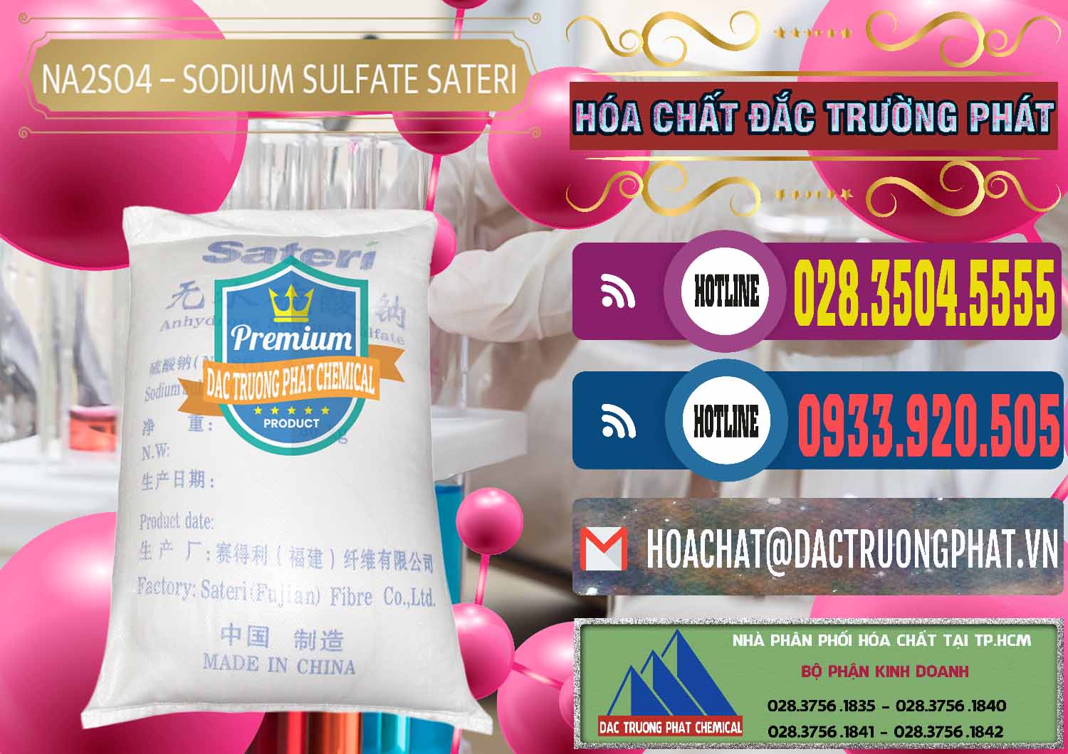 Nơi chuyên bán và cung cấp Sodium Sulphate - Muối Sunfat Na2SO4 Sateri Trung Quốc China - 0100 - Công ty bán & phân phối hóa chất tại TP.HCM - muabanhoachat.com.vn