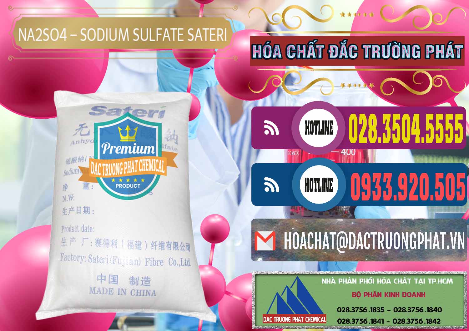 Đơn vị kinh doanh > bán hóa chất Muối Sulfate × Powder Natri Sulfate Sateri Trung Quốc China Chuyên cung ứng và bán Sodium Sulphate - Muối Sunfat Na2SO4 Sateri Trung Quốc China - 0100 - Công ty cung cấp - nhập khẩu hóa chất tại TP.HCM - muabanhoachat.com.vn