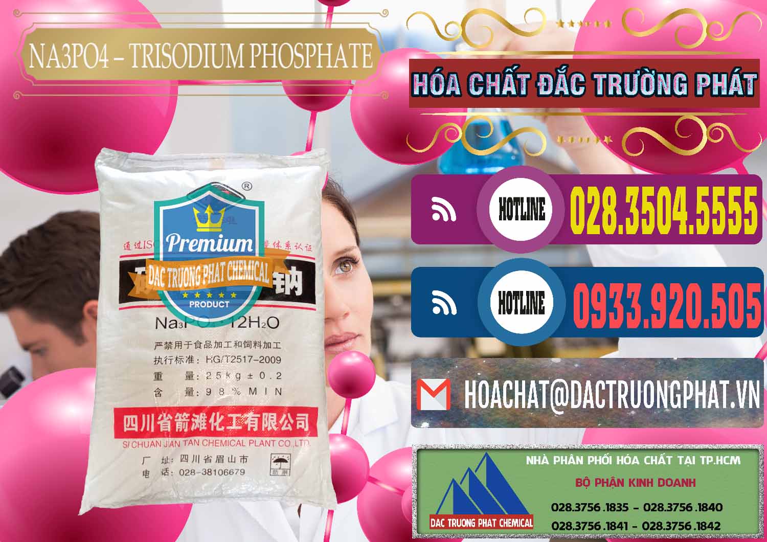 Đơn vị kinh doanh và bán Na3PO4 – Trisodium Phosphate Trung Quốc China JT - 0102 - Phân phối & cung cấp hóa chất tại TP.HCM - muabanhoachat.com.vn