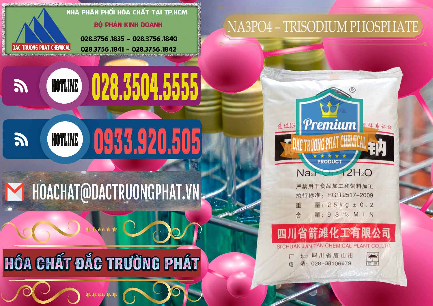 Cty phân phối ( bán ) Na3PO4 – Trisodium Phosphate Trung Quốc China JT - 0102 - Cty kinh doanh _ cung cấp hóa chất tại TP.HCM - muabanhoachat.com.vn