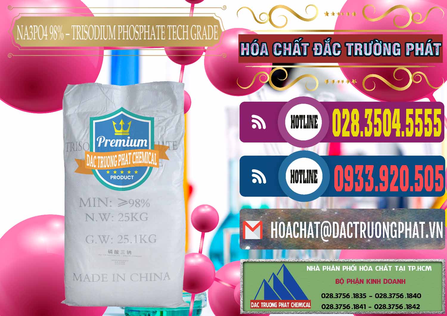 Nơi kinh doanh ( bán ) Na3PO4 – Trisodium Phosphate 96% Tech Grade Trung Quốc China - 0104 - Nơi chuyên cung cấp _ bán hóa chất tại TP.HCM - muabanhoachat.com.vn
