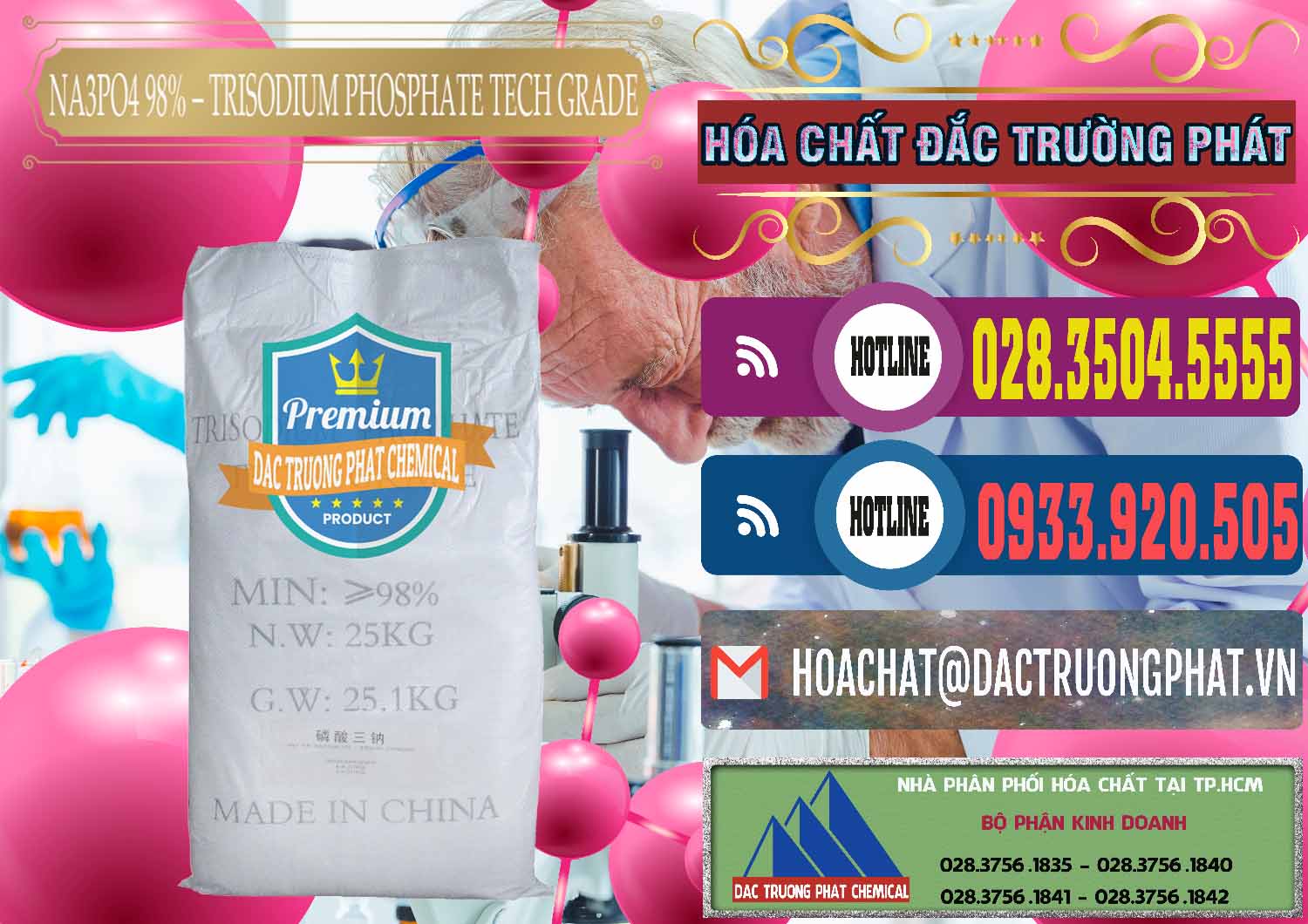 Công ty chuyên cung cấp _ bán Na3PO4 – Trisodium Phosphate 96% Tech Grade Trung Quốc China - 0104 - Đơn vị phân phối và cung cấp hóa chất tại TP.HCM - muabanhoachat.com.vn