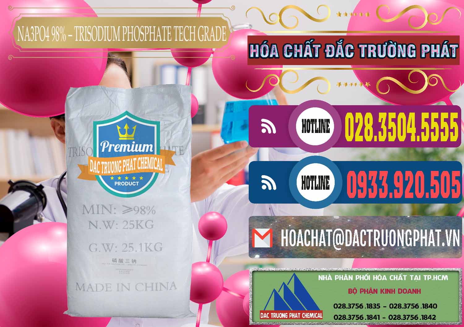 Công ty kinh doanh ( bán ) Na3PO4 – Trisodium Phosphate 96% Tech Grade Trung Quốc China - 0104 - Cty phân phối ( kinh doanh ) hóa chất tại TP.HCM - muabanhoachat.com.vn
