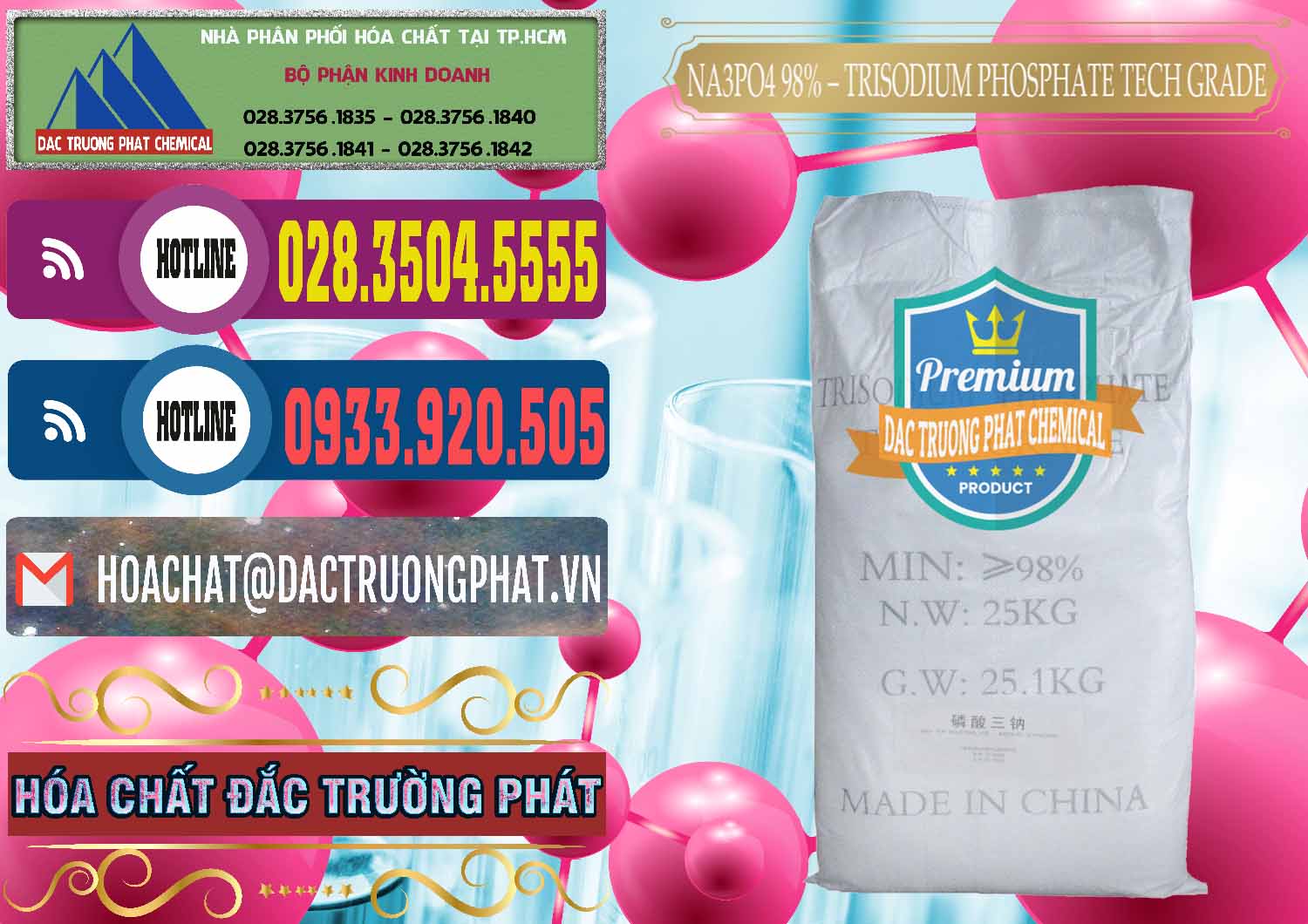 Chuyên bán và phân phối Na3PO4 – Trisodium Phosphate 96% Tech Grade Trung Quốc China - 0104 - Cty phân phối và cung cấp hóa chất tại TP.HCM - muabanhoachat.com.vn