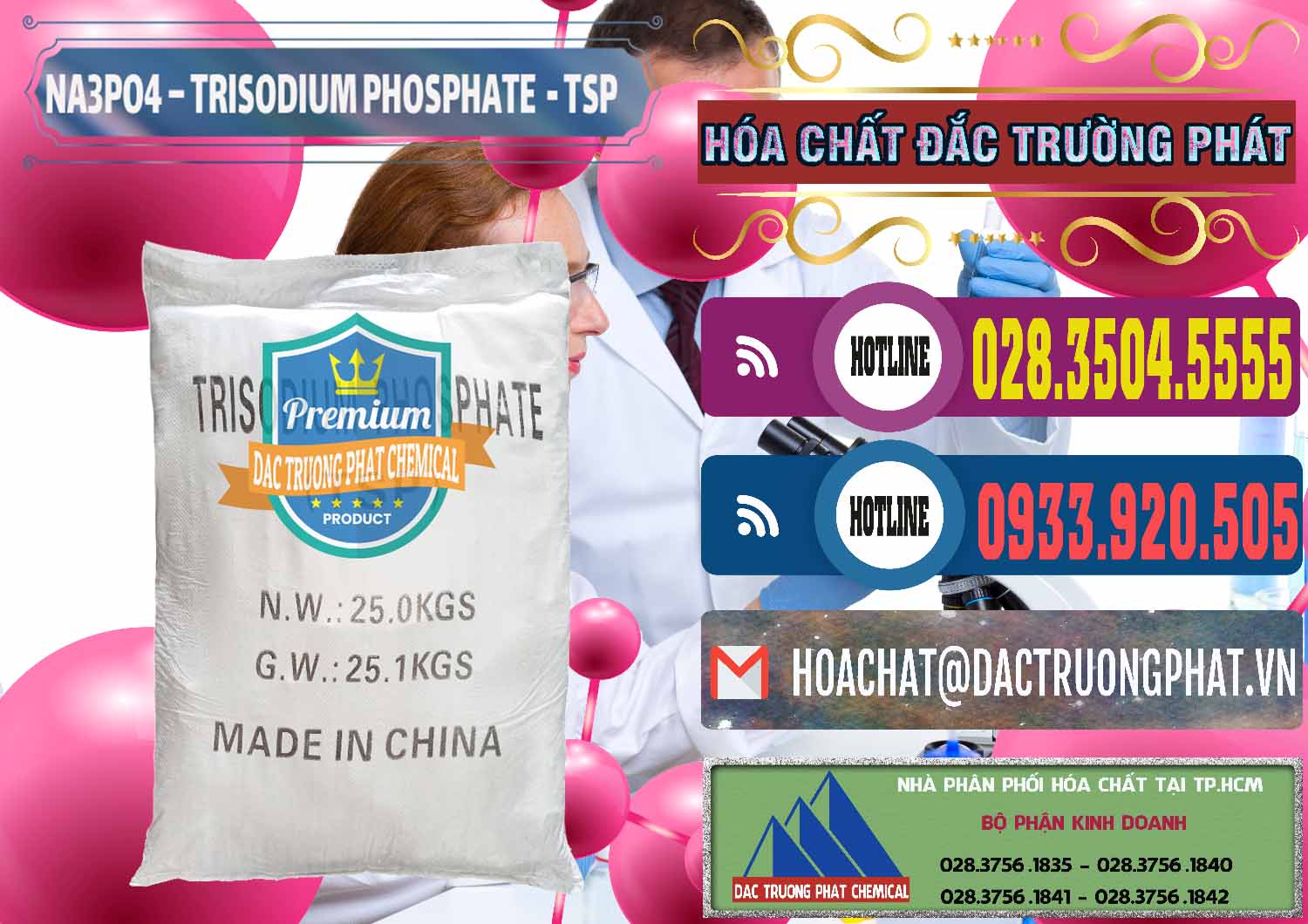 Nhập khẩu ( bán ) Na3PO4 – Trisodium Phosphate Trung Quốc China TSP - 0103 - Nhà cung cấp và phân phối hóa chất tại TP.HCM - muabanhoachat.com.vn