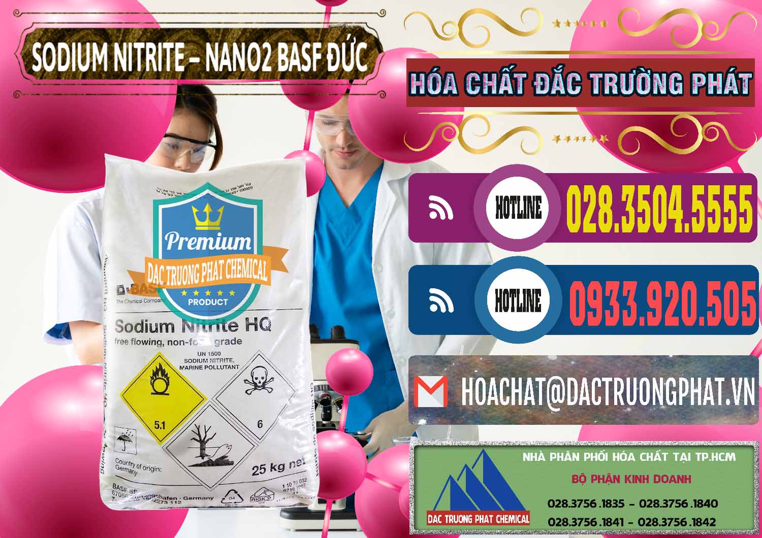 Công ty chuyên bán và phân phối Sodium Nitrite - NANO2 Đức BASF Germany - 0148 - Nơi chuyên bán _ cung cấp hóa chất tại TP.HCM - muabanhoachat.com.vn