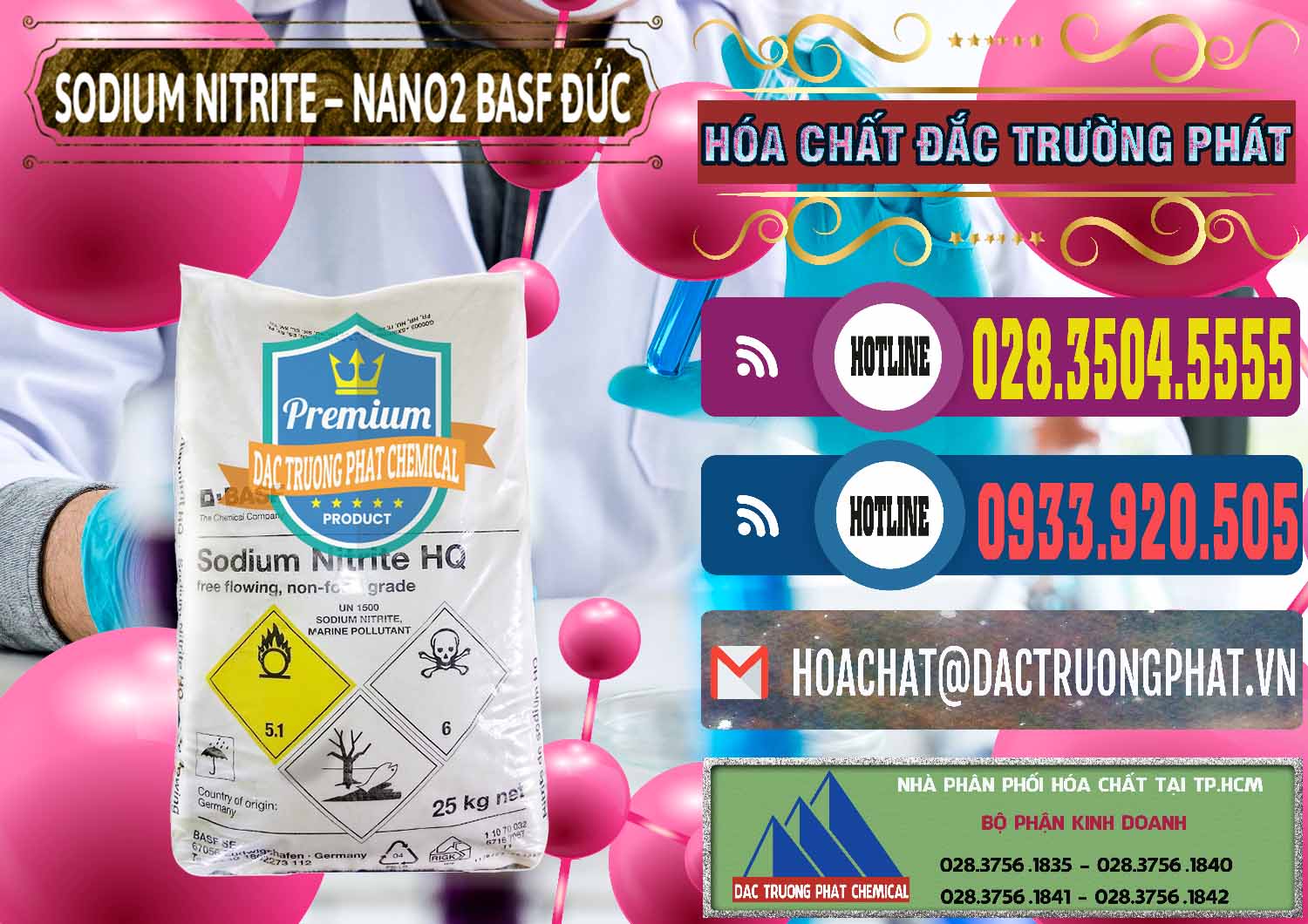 Chuyên phân phối & bán Sodium Nitrite - NANO2 Đức BASF Germany - 0148 - Phân phối & cung cấp hóa chất tại TP.HCM - muabanhoachat.com.vn
